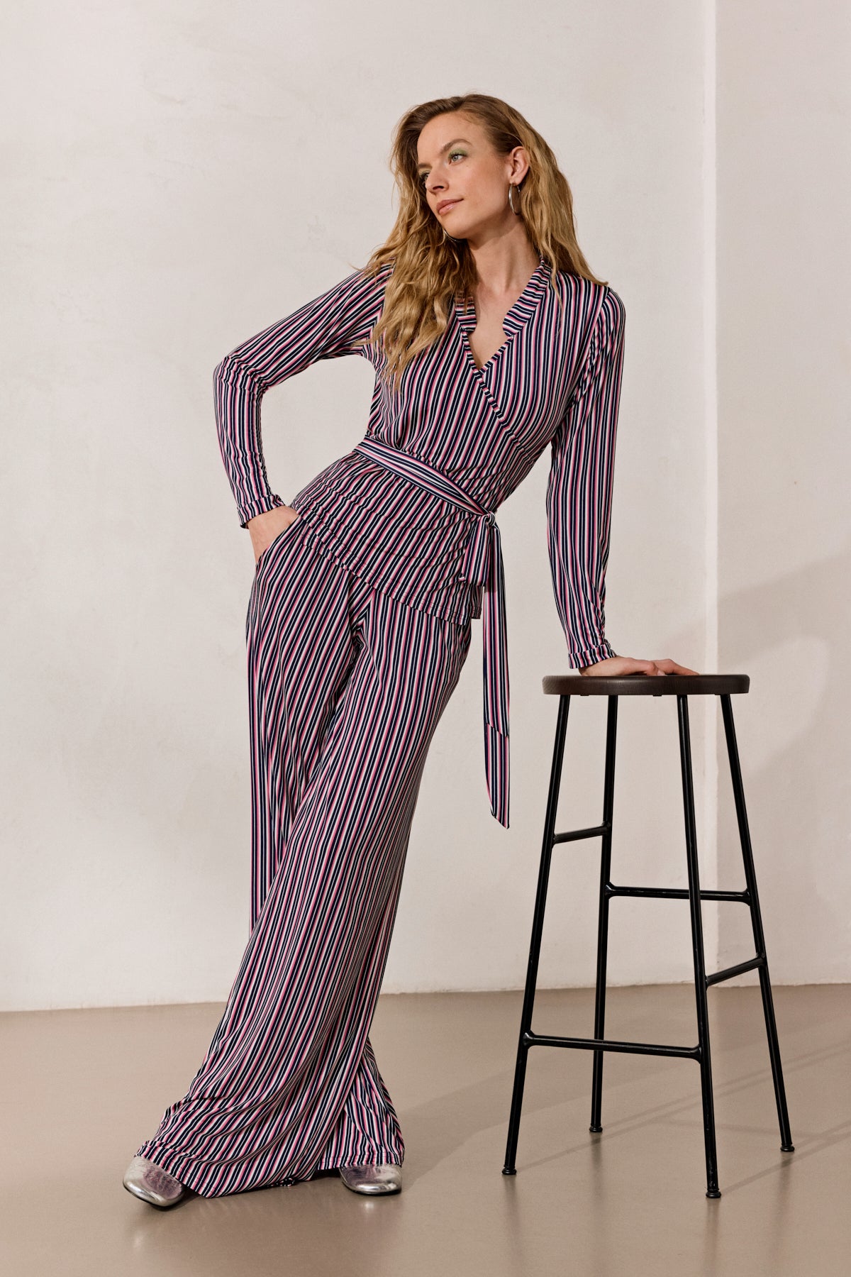 Marlene Hose mit Muster von dem Hamburger Modelabel stegmann mode