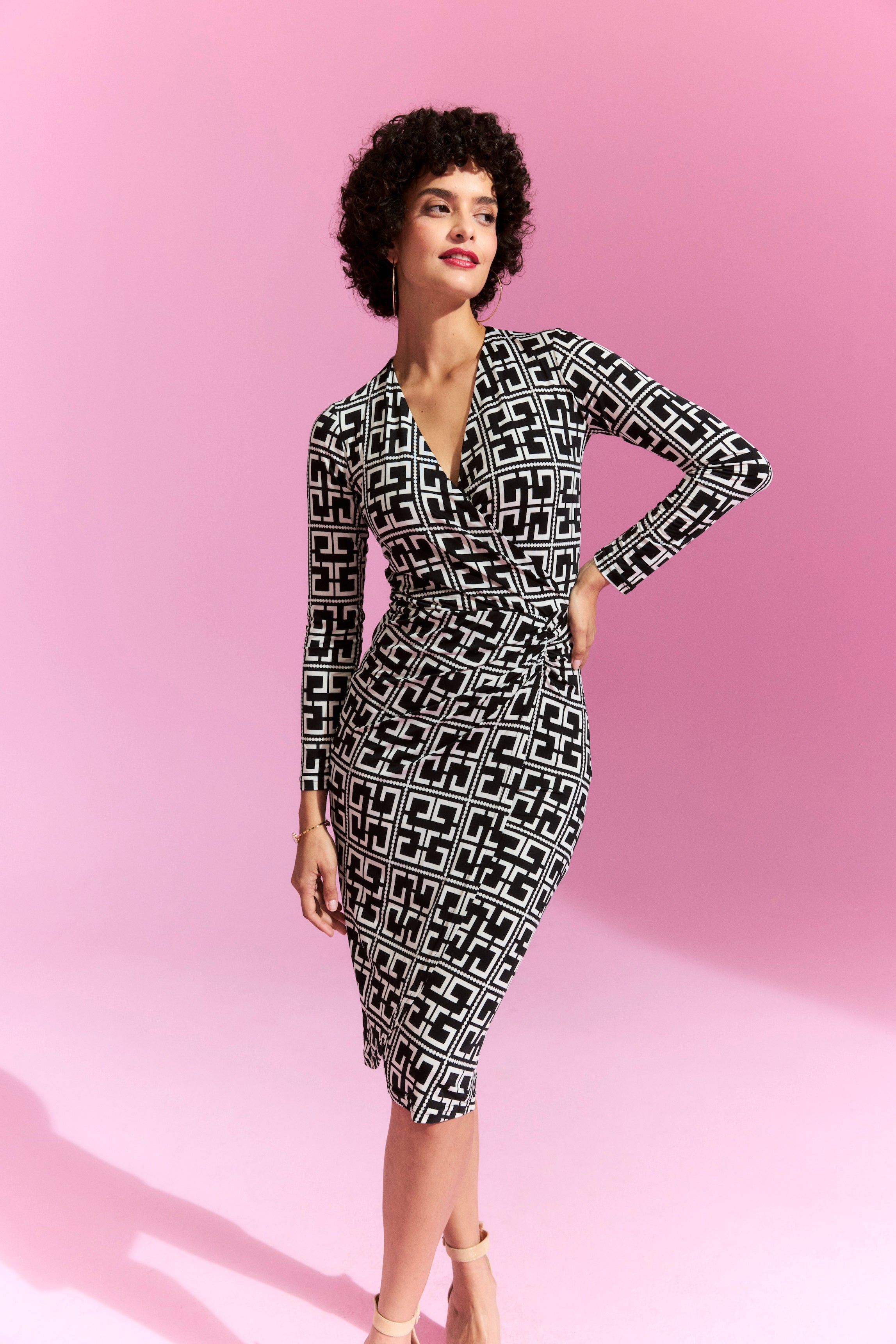 Kleid mit Muster von dem Hamburger Modelabel stegmann mode