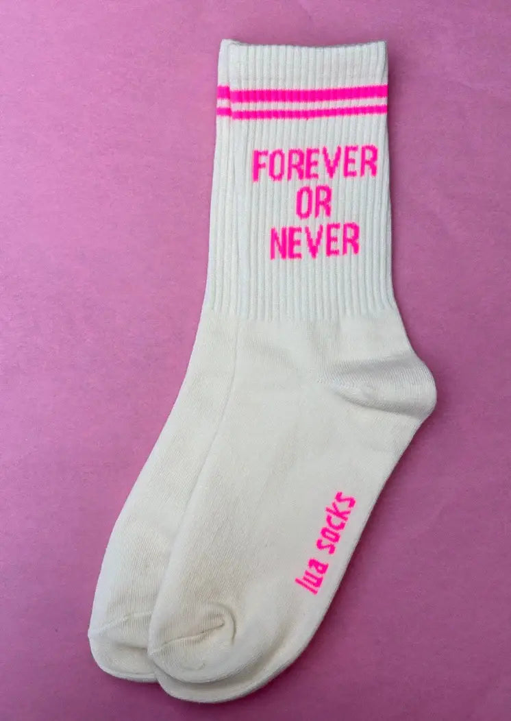 Socken mit Aufschrift
