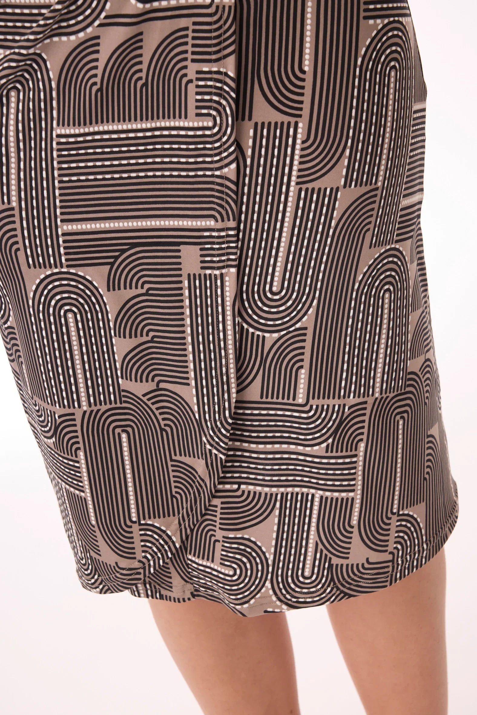 Kleid mit Muster von dem Hamburger Modelabel stegmann mode