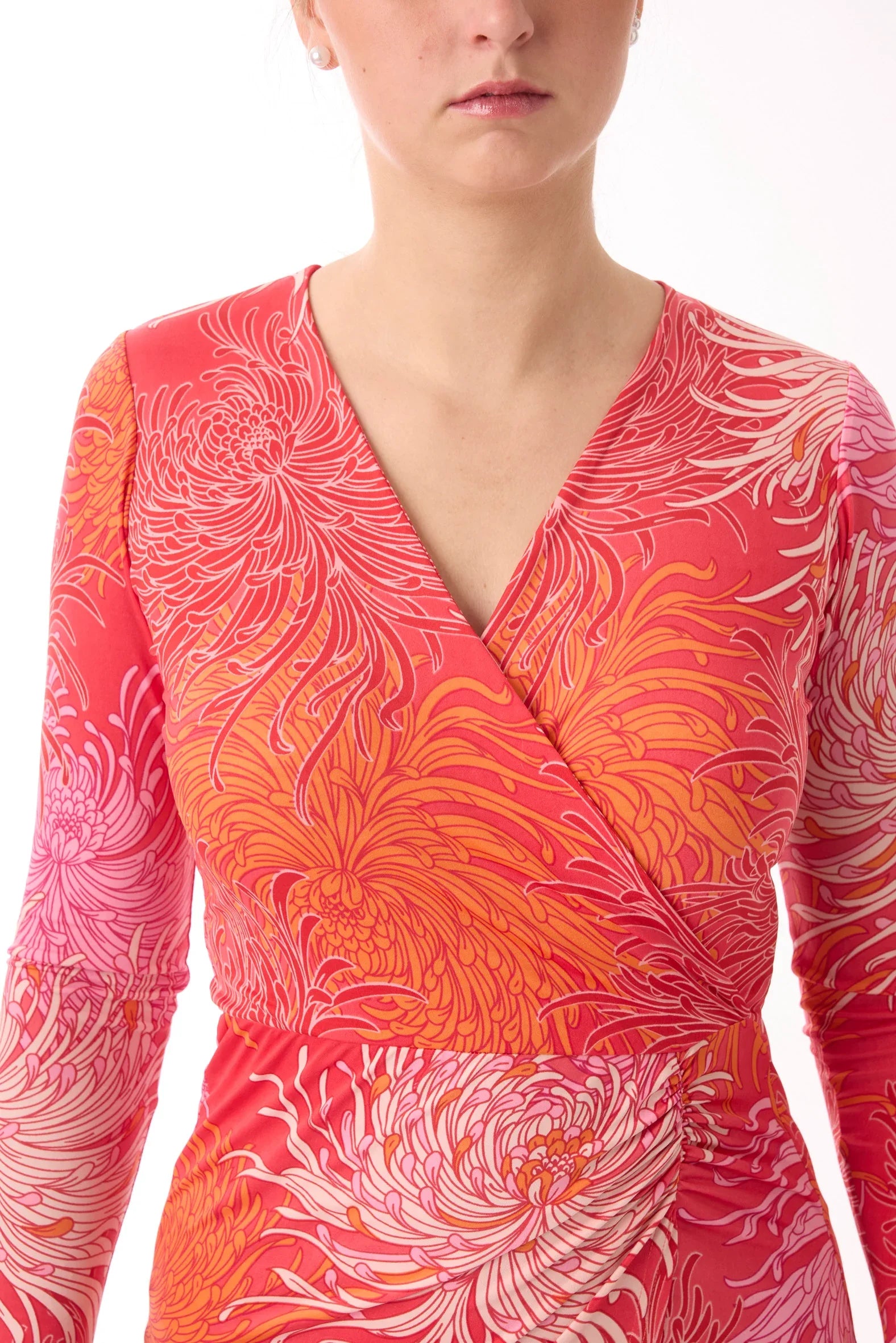 Kleid mit Muster von dem Hamburger Modelabel stegmann mode