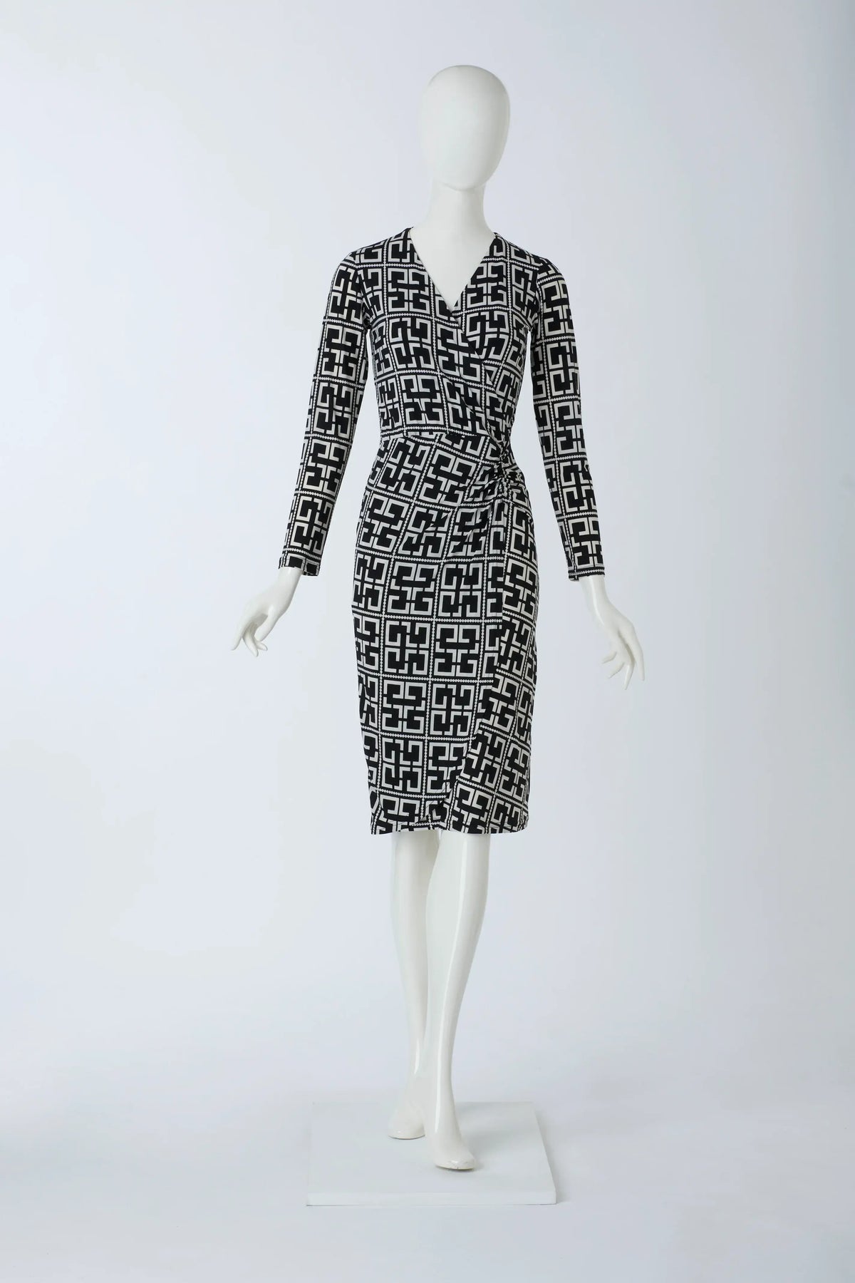 Kleid mit Muster von dem Hamburger Modelabel stegmann mode