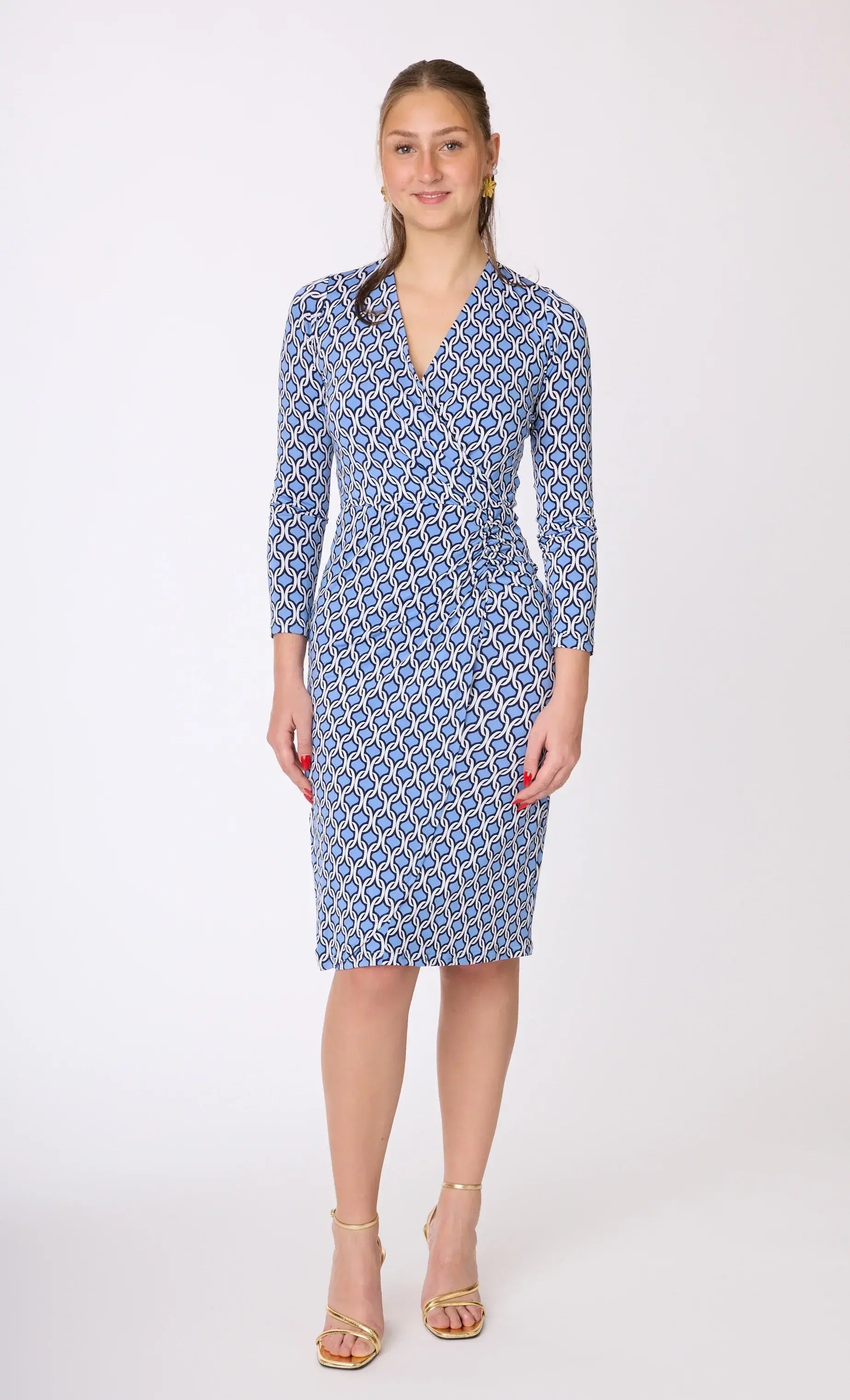 Kleid mit Muster von dem Hamburger Modelabel stegmann mode