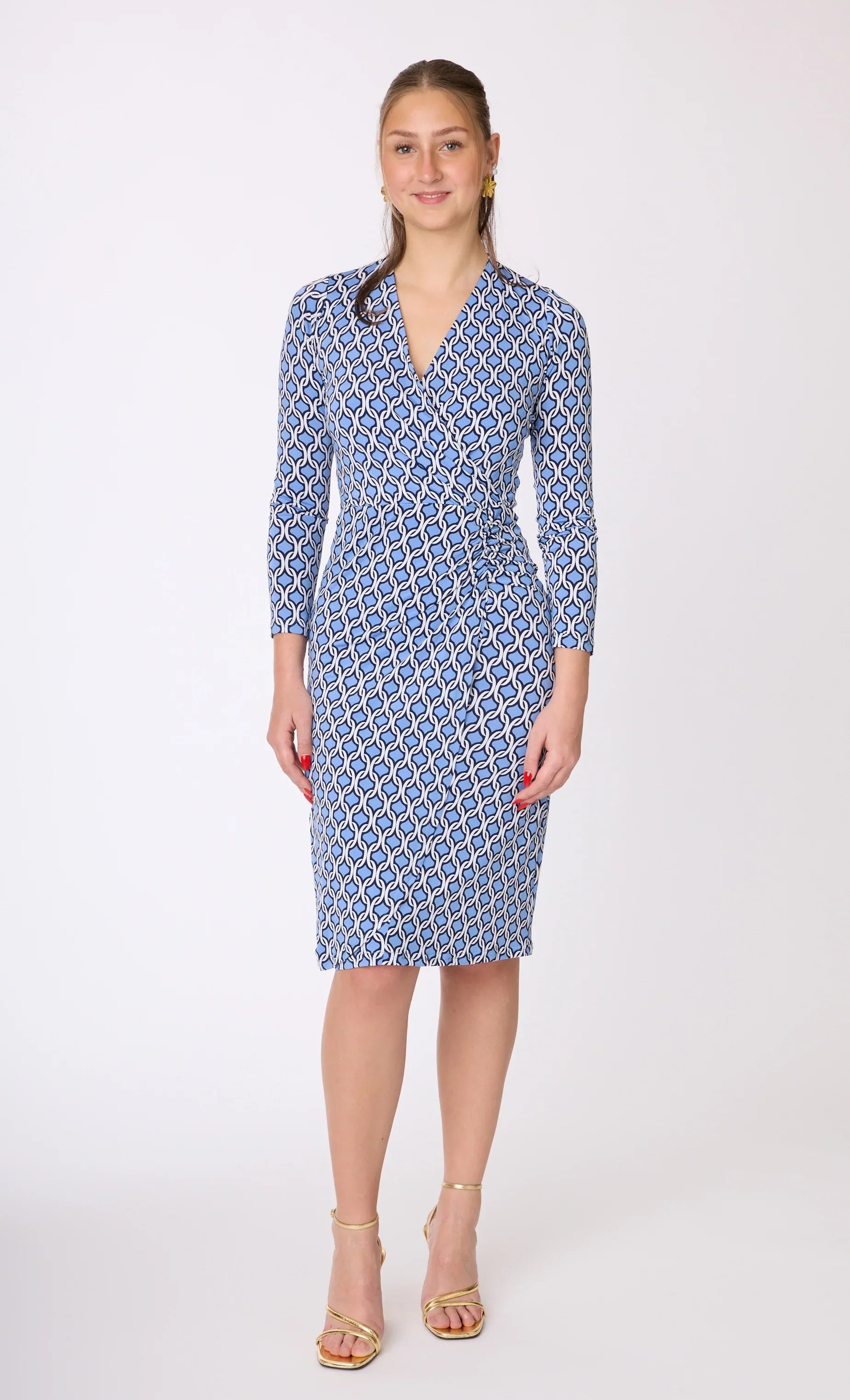 Kleid mit Muster von dem Hamburger Modelabel stegmann mode