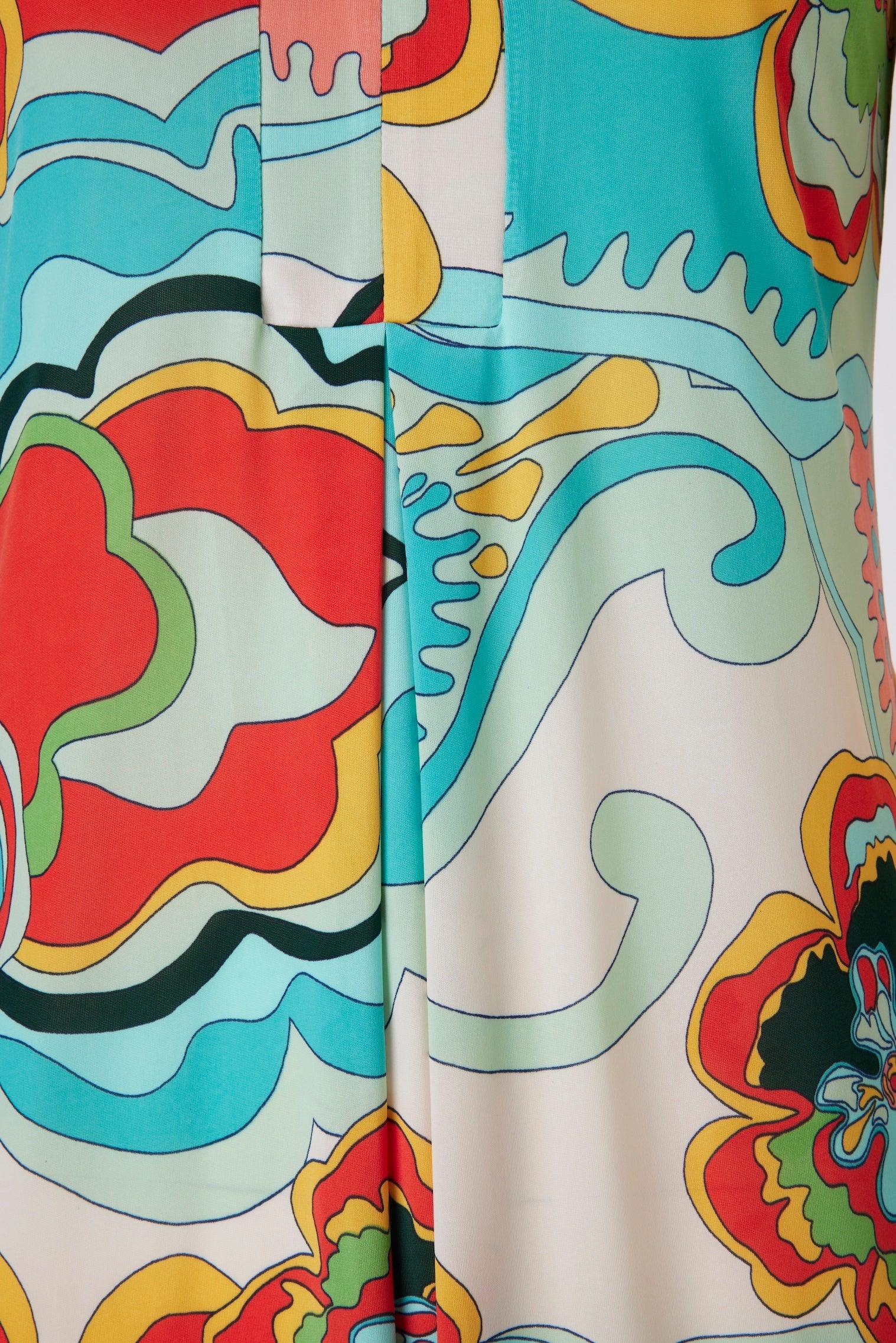 Kleid mit Muster von dem Hamburger Modelabel stegmann mode