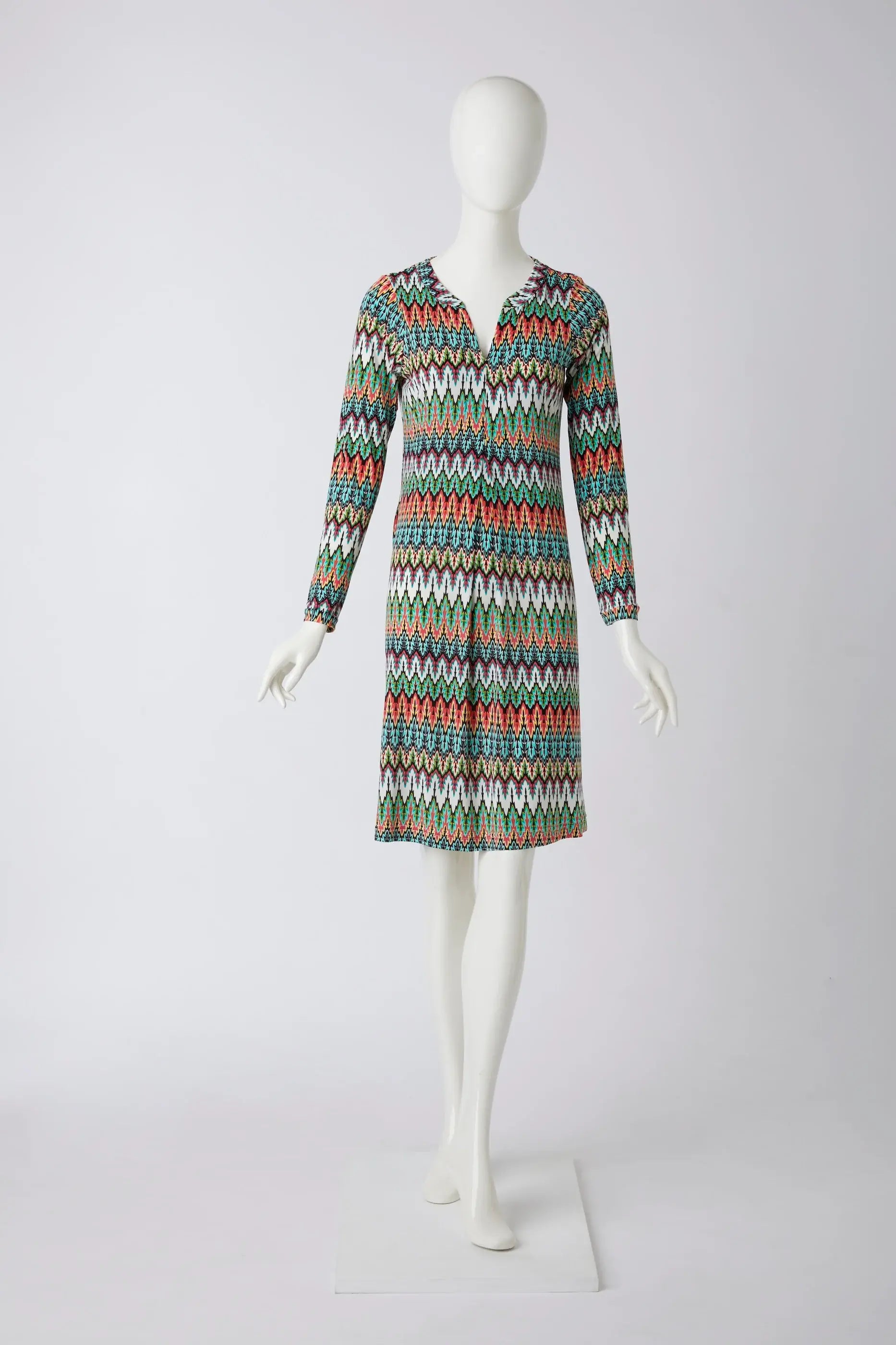 Kleid mit Muster von dem Hamburger Modelabel stegmann mode