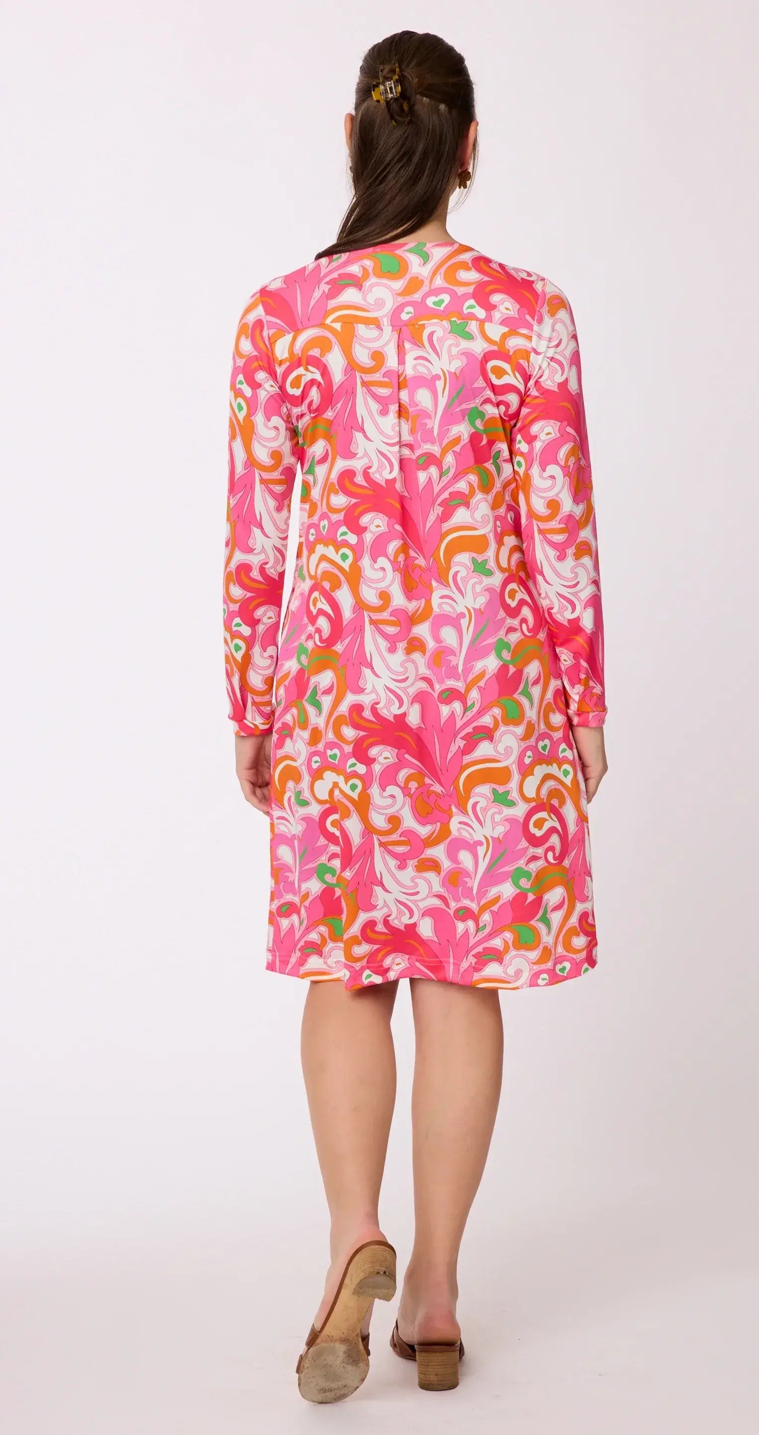 Kleid mit Muster von dem Hamburger Modelabel stegmann mode