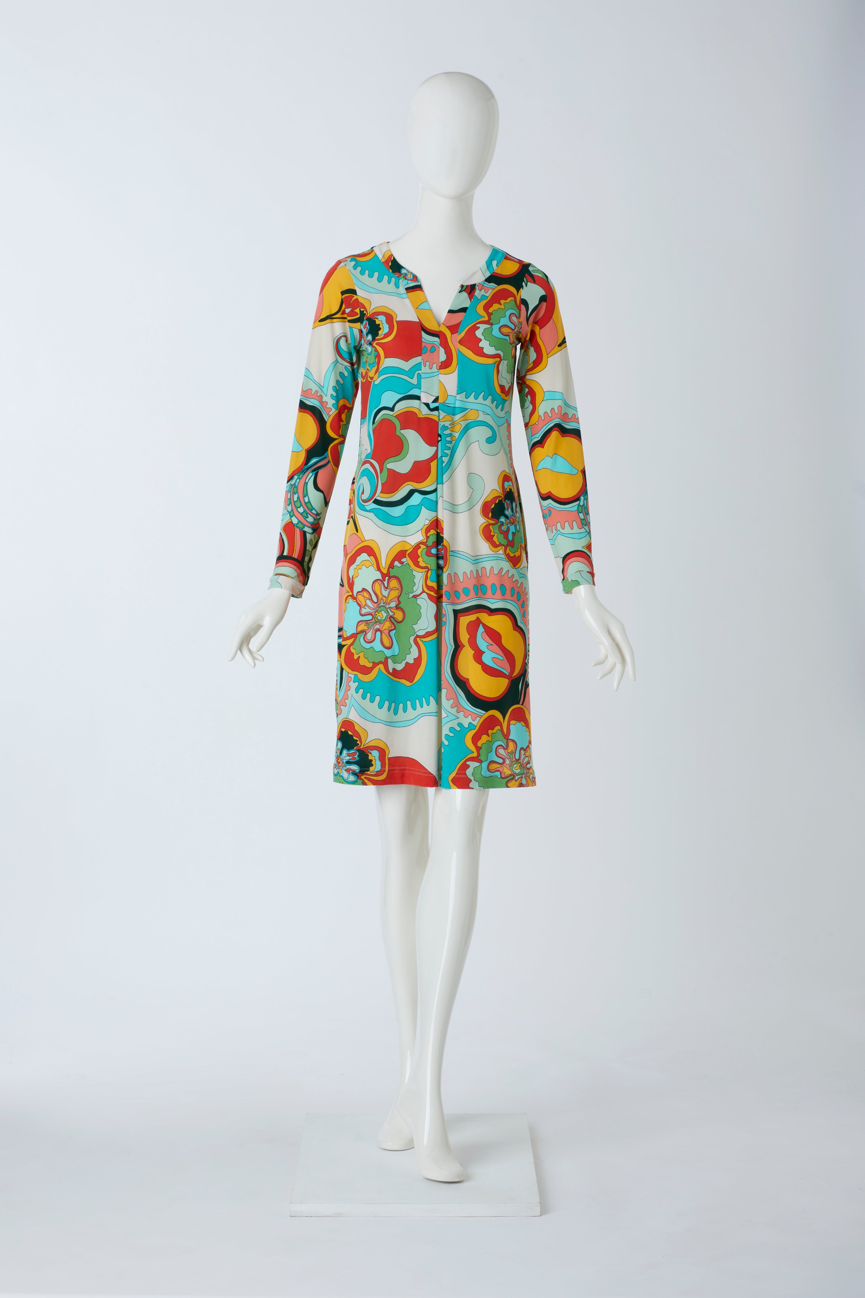 Kleid mit Muster von dem Hamburger Modelabel stegmann mode