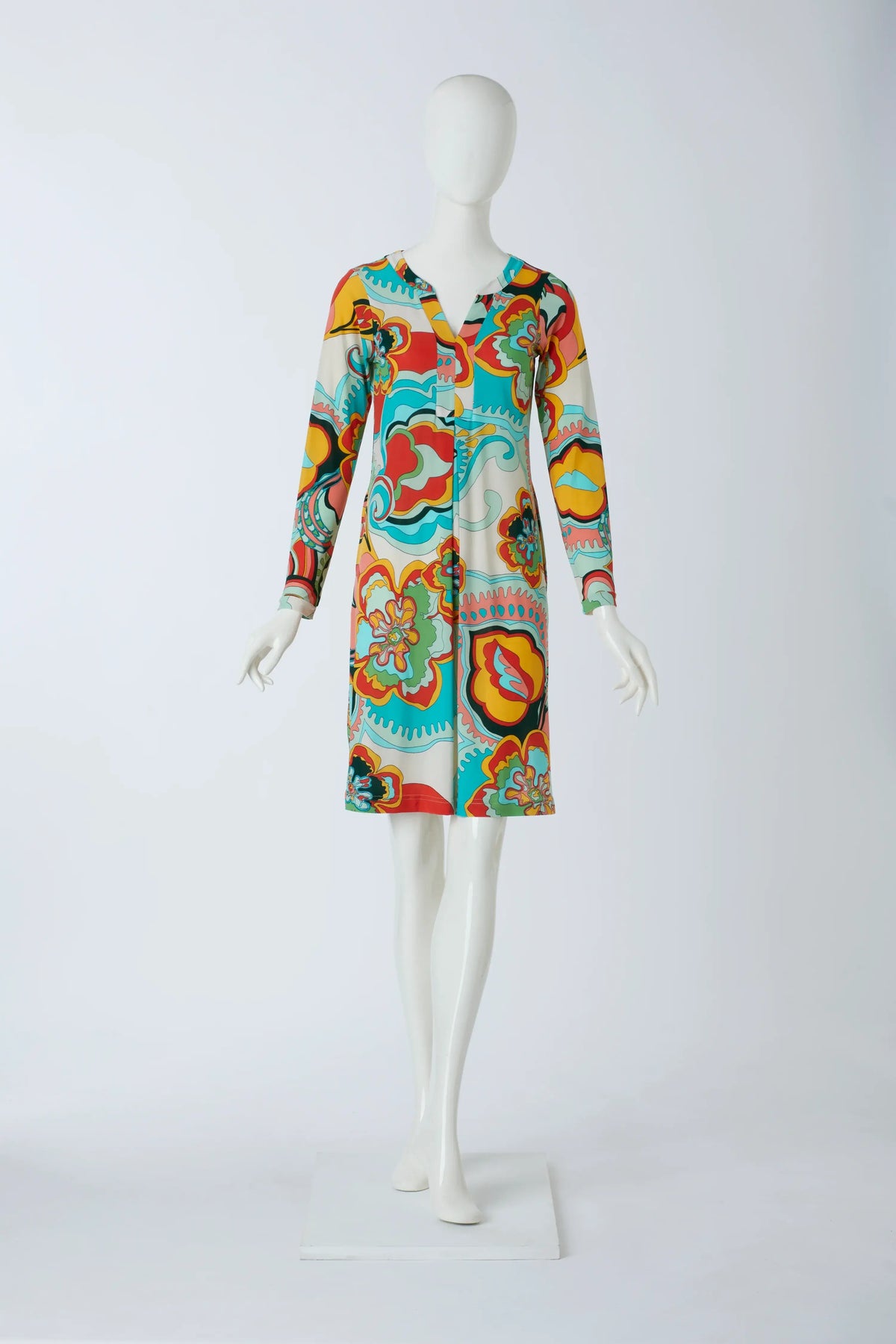 Kleid mit Muster von dem Hamburger Modelabel stegmann mode