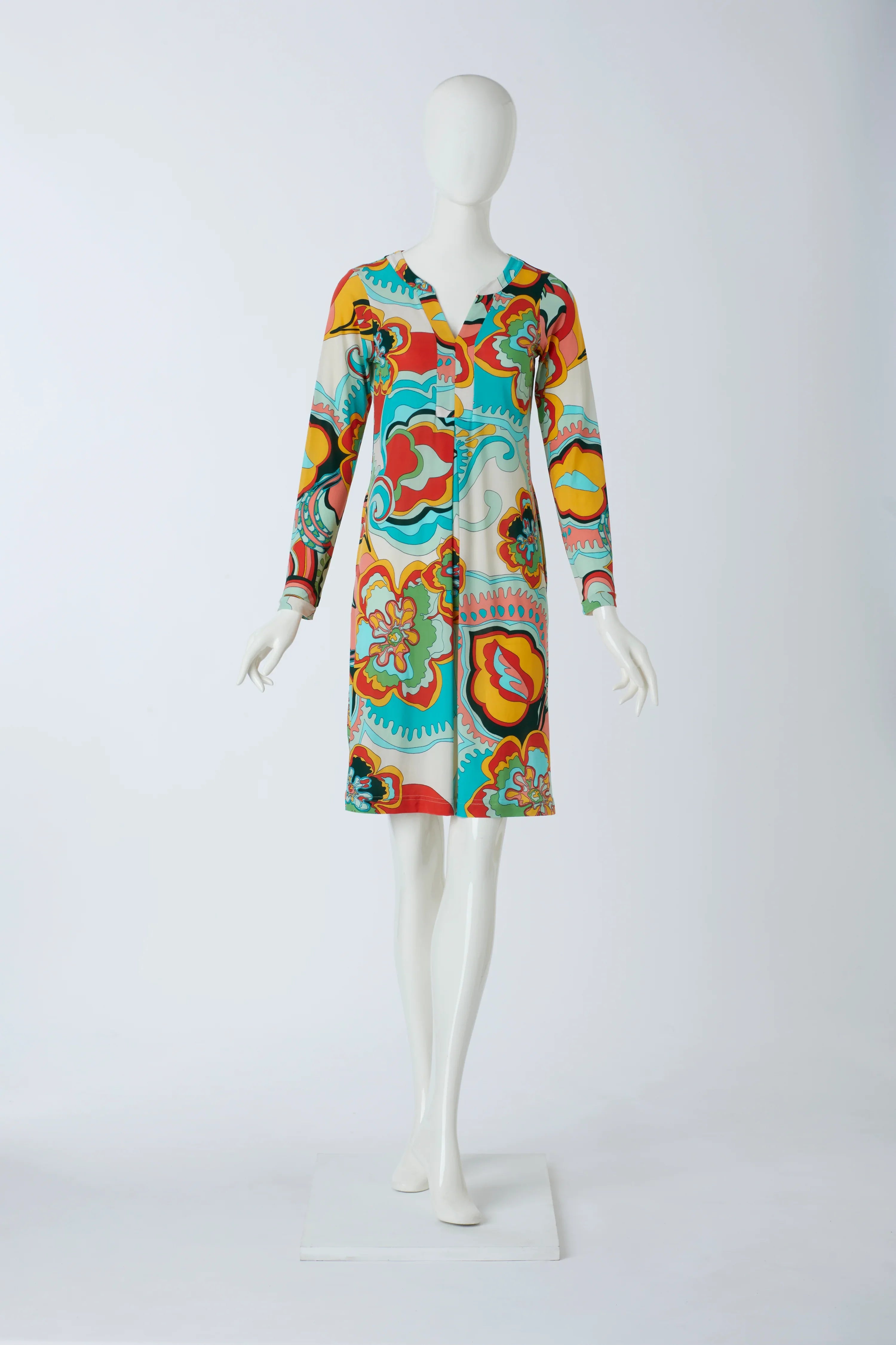 Kleid mit Muster von dem Hamburger Modelabel stegmann mode