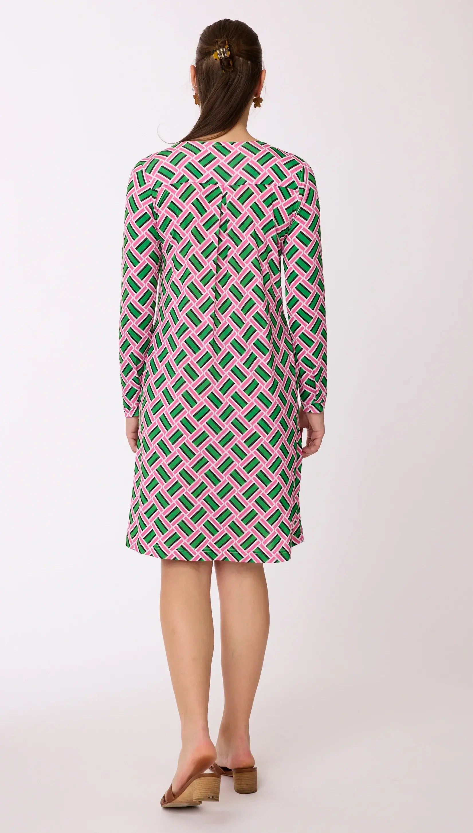 Kleid mit Muster von dem Hamburger Modelabel stegmann mode
