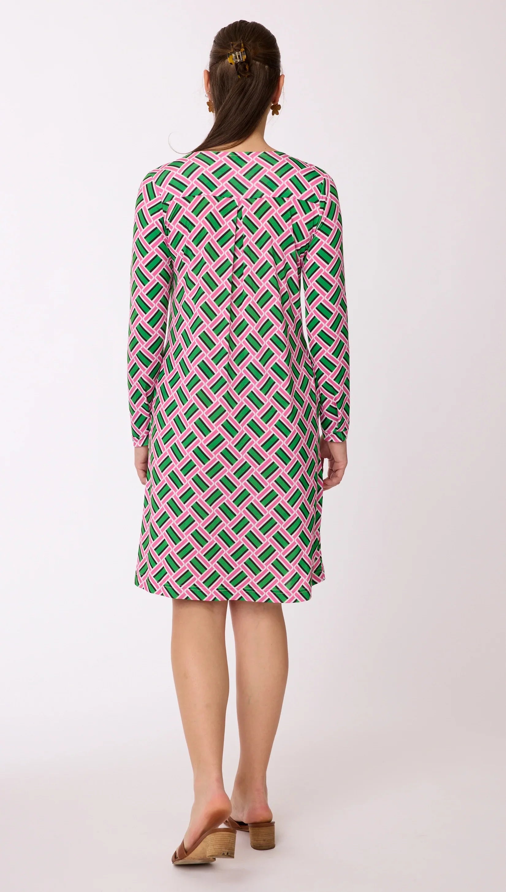 Kleid mit Muster von dem Hamburger Modelabel stegmann mode