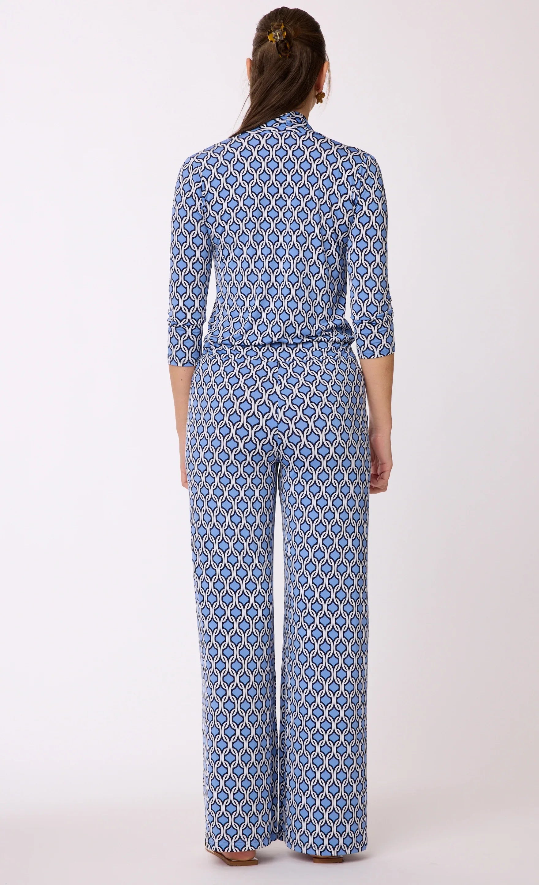 Jumpsuit mit Muster von dem Hamburger Modelabel stegmann mode