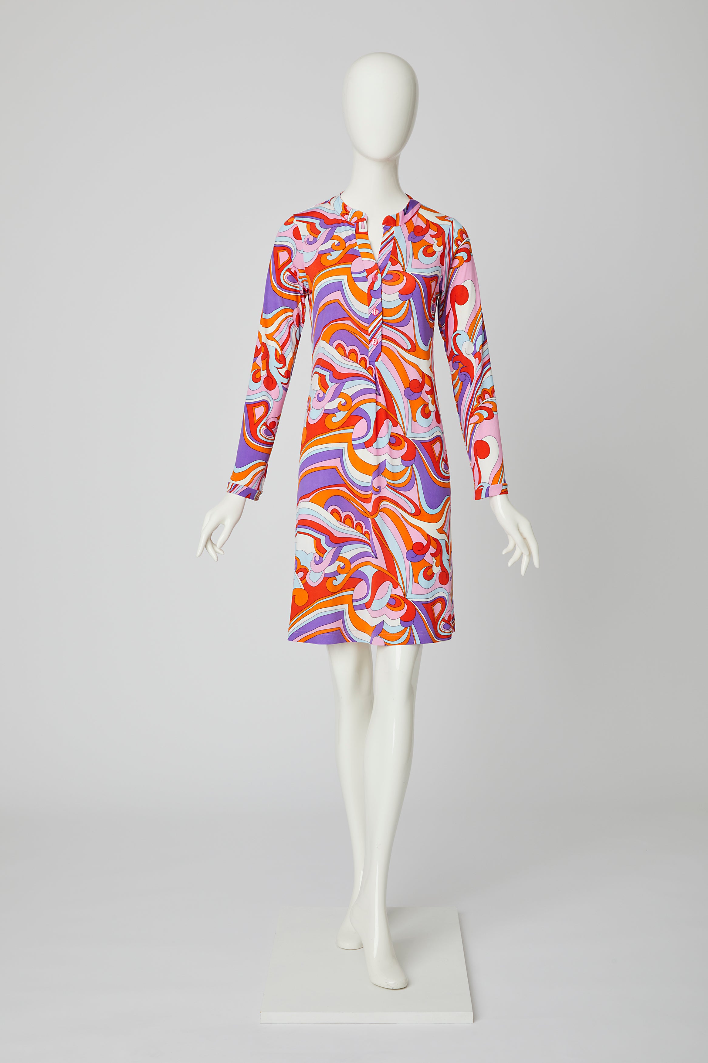 Kleid mit Knopfleiste vom Hamburger Modelabel stegmann mode