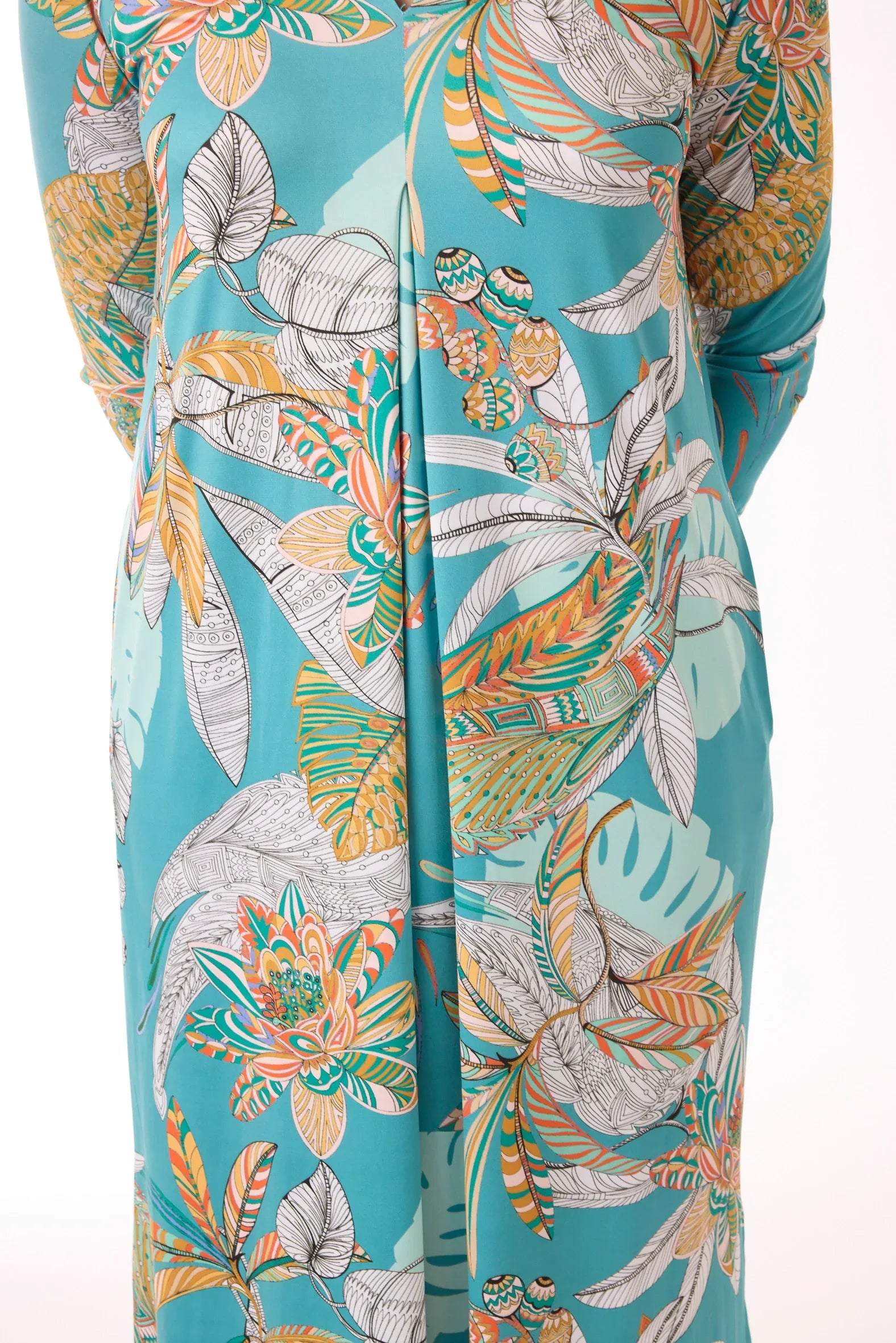 Midikleid mit Muster von dem Hamburger Modelabel stegmann mode