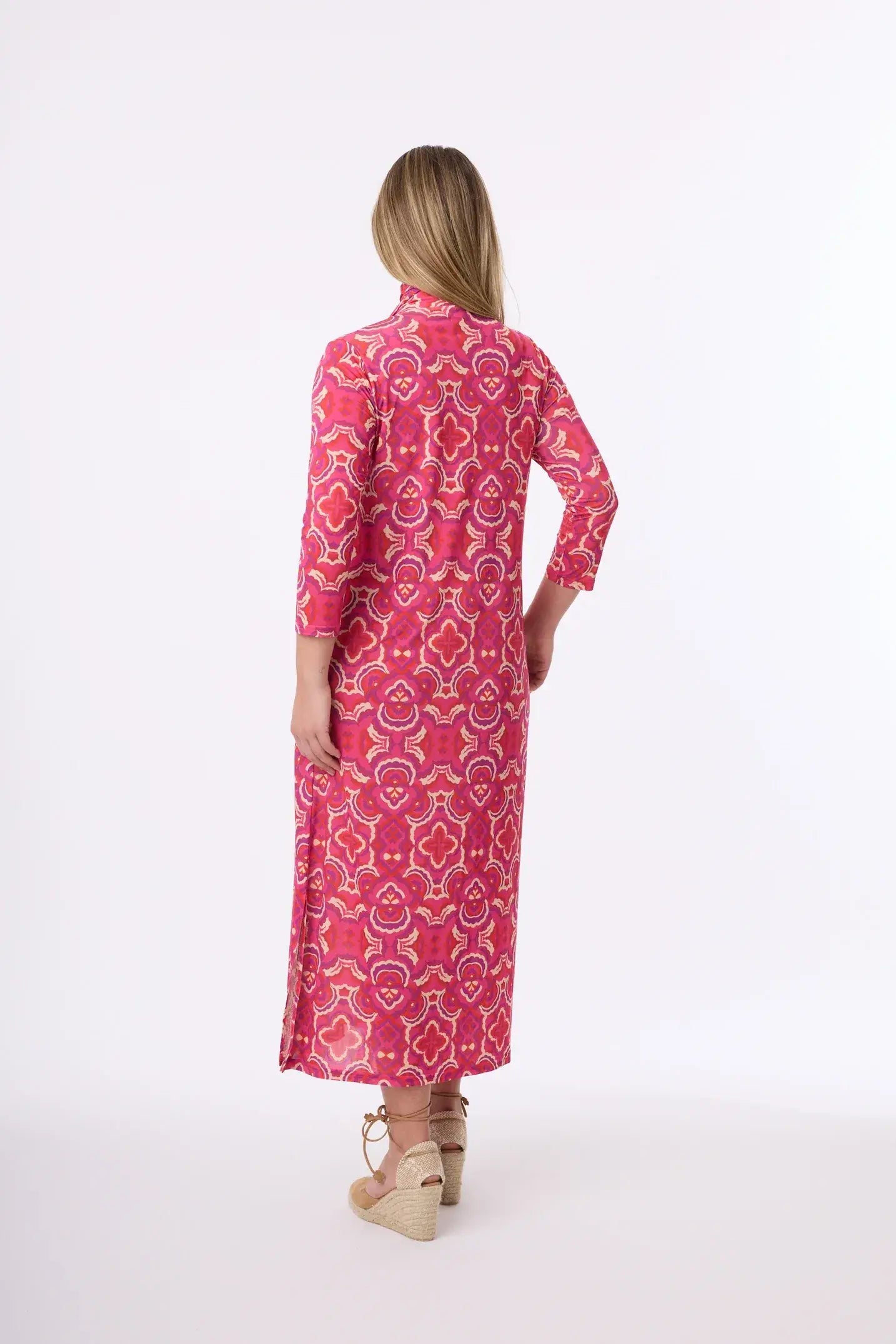 Midikleid Happy im Print Illusion vom Hamburger Modelabel stegmann mode