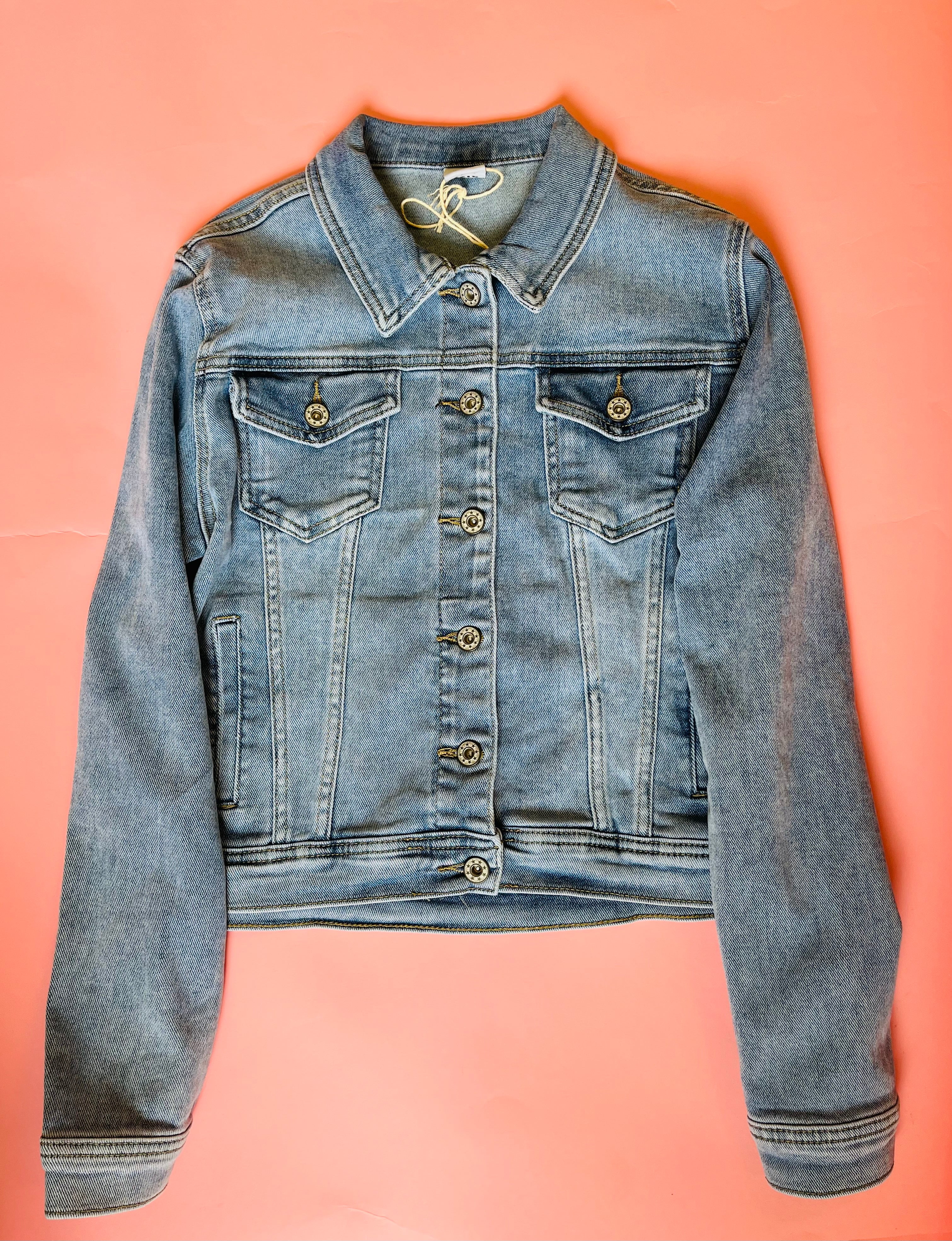 Jacke Modell Jeans hell