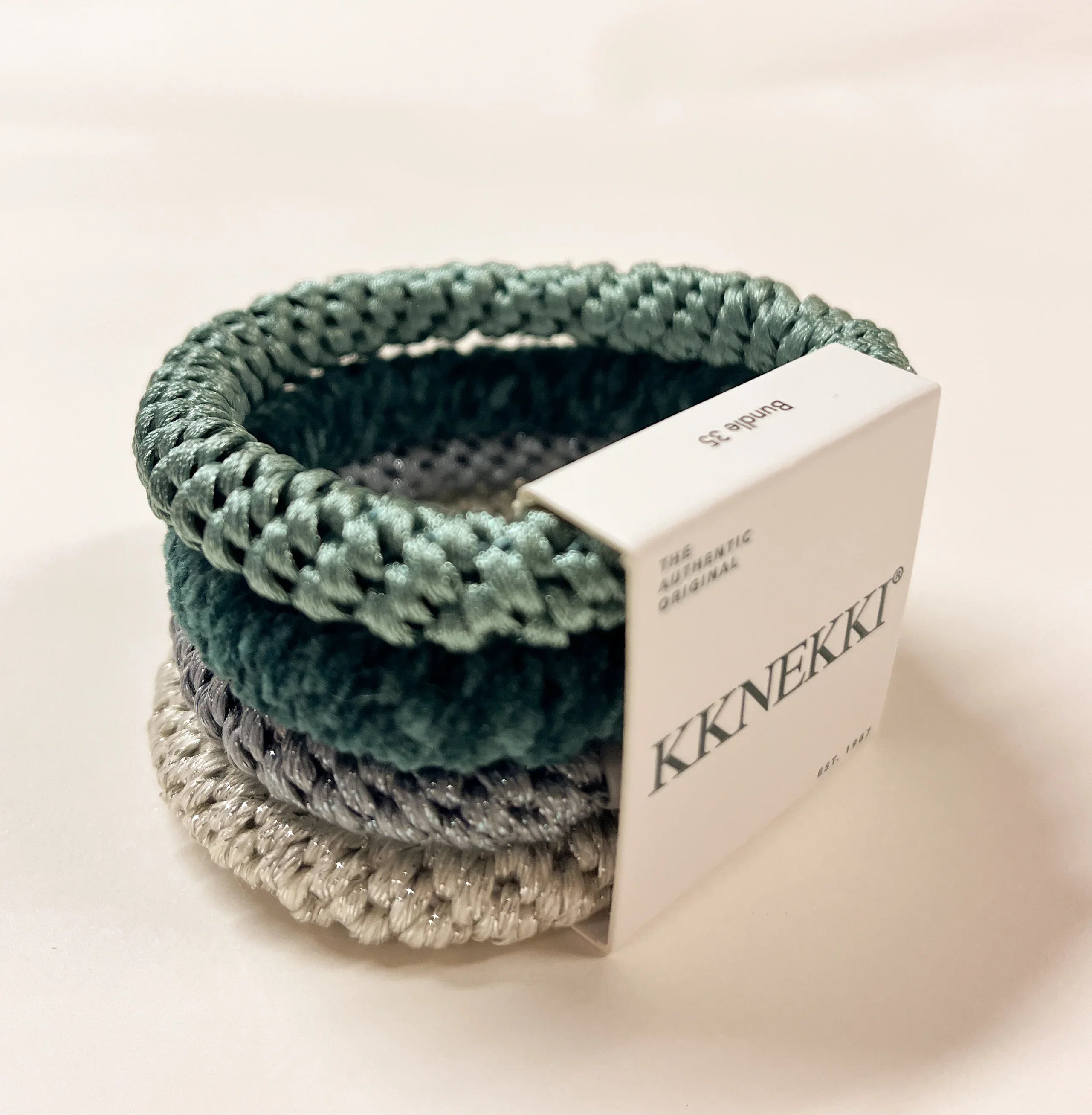 Produktfoto vom Original KKNEKKI Haargummi Bundle 35 vom Hamburger Modelabel stegmann mode