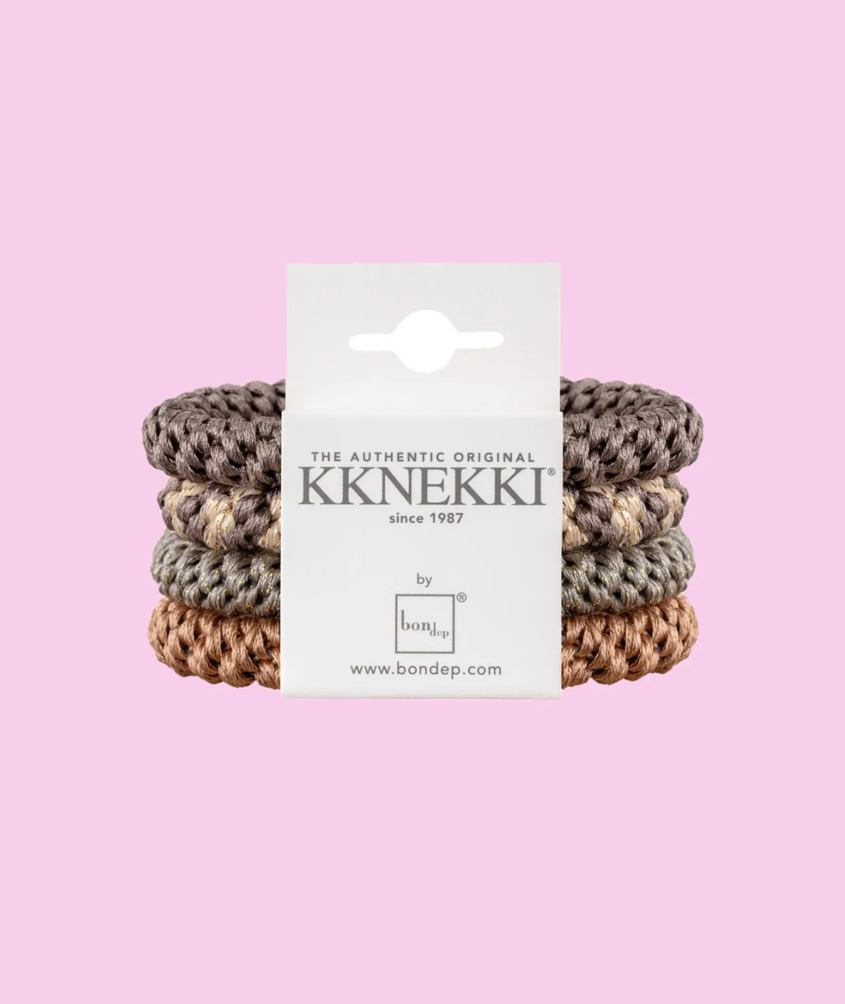 Original KKNEKKI Haargummi rosa Hintergrund vom Hamburger Modelabel stegmann mode