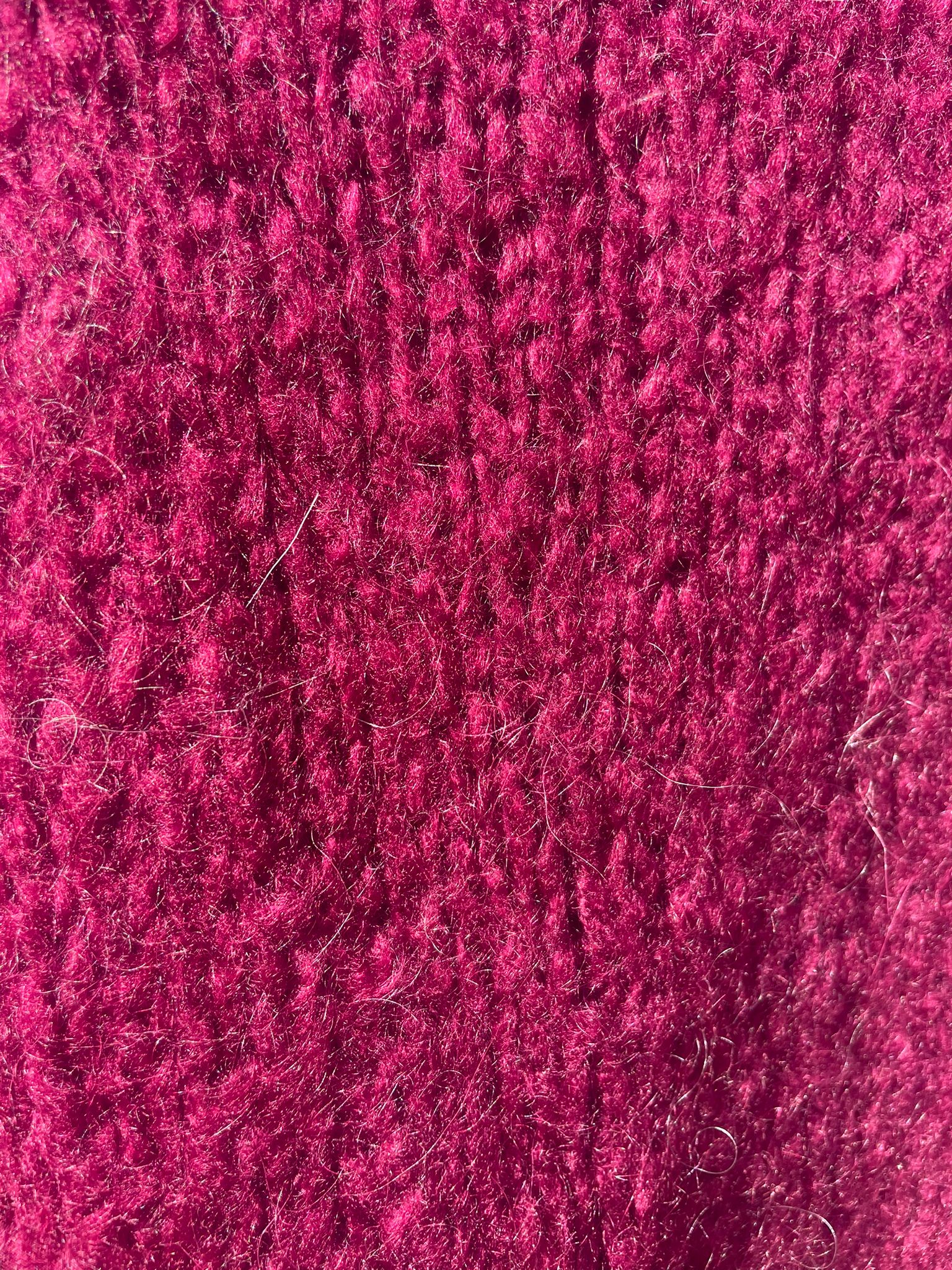 Grobstrickjacke in Burgundy vom Hamburger Modelabel stegmann mode