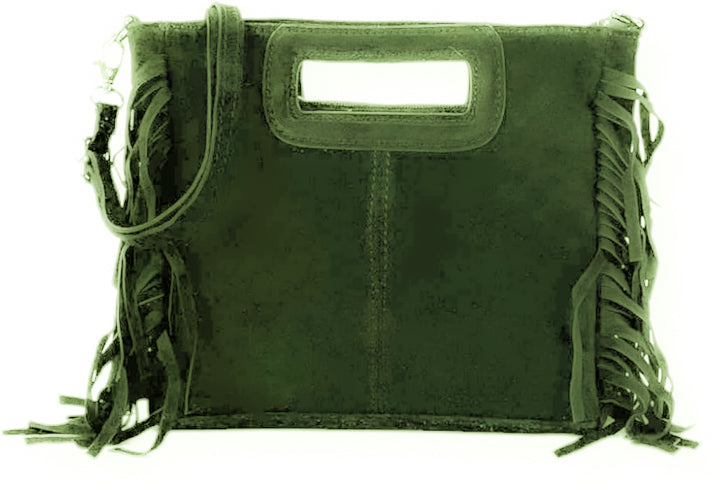 Tasche mit Fransen vom Hamburger Modelabel stegmann mode