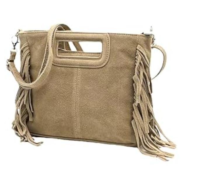 Tasche mit Fransen vom Hamburger Modelabel stegmann mode