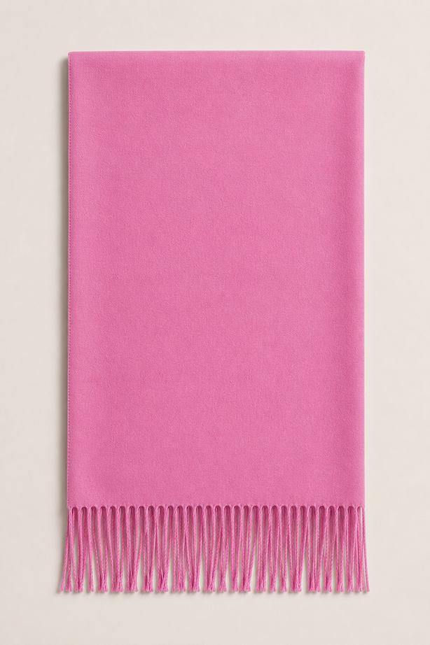 Produktfoto von Pashmina Schal in der Farbe Rosa vom Hamburger Modelabel Stegmann Mode