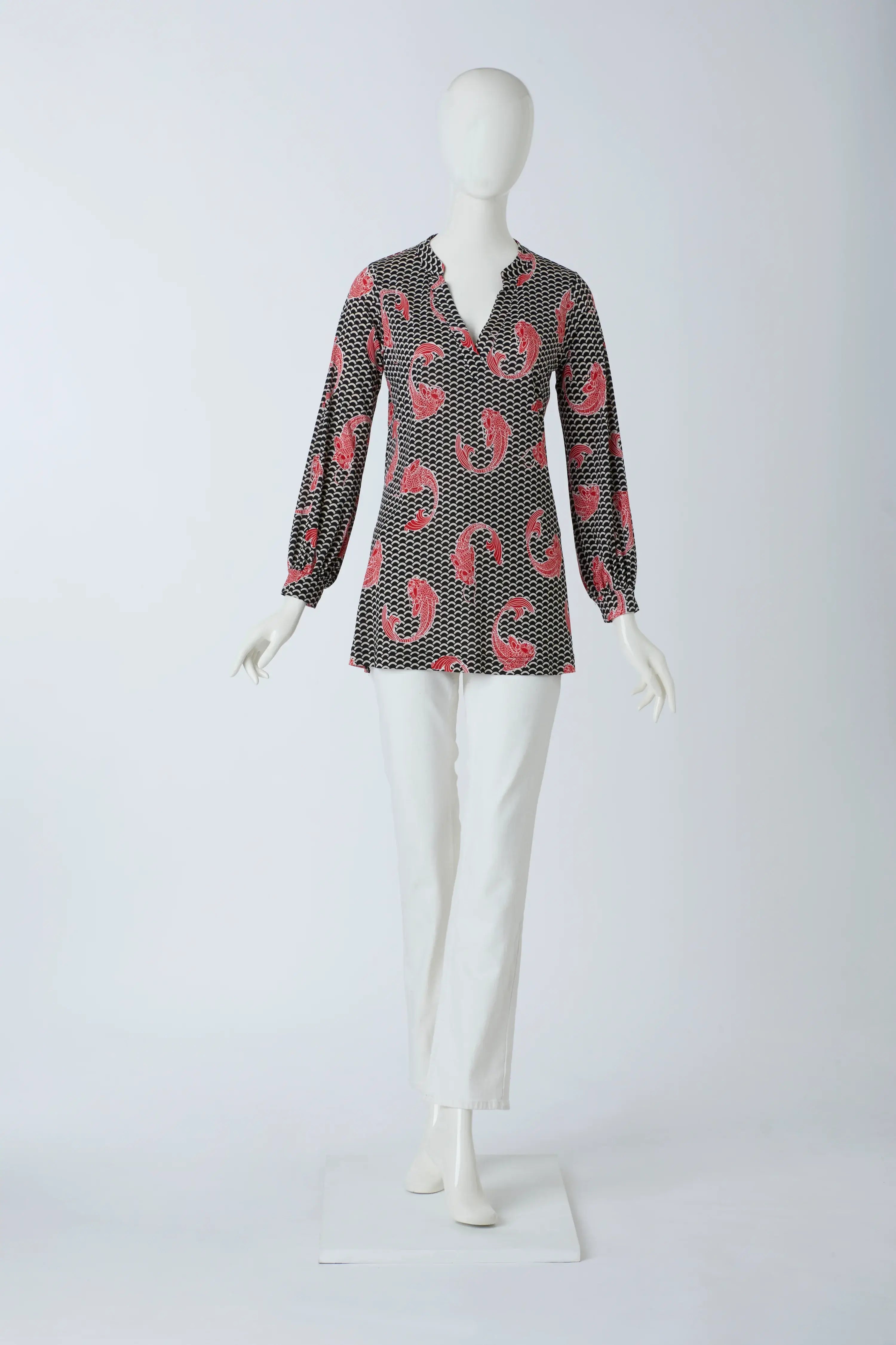 Tunika mit Muster von dem Hamburger Modelabel stegmann mode