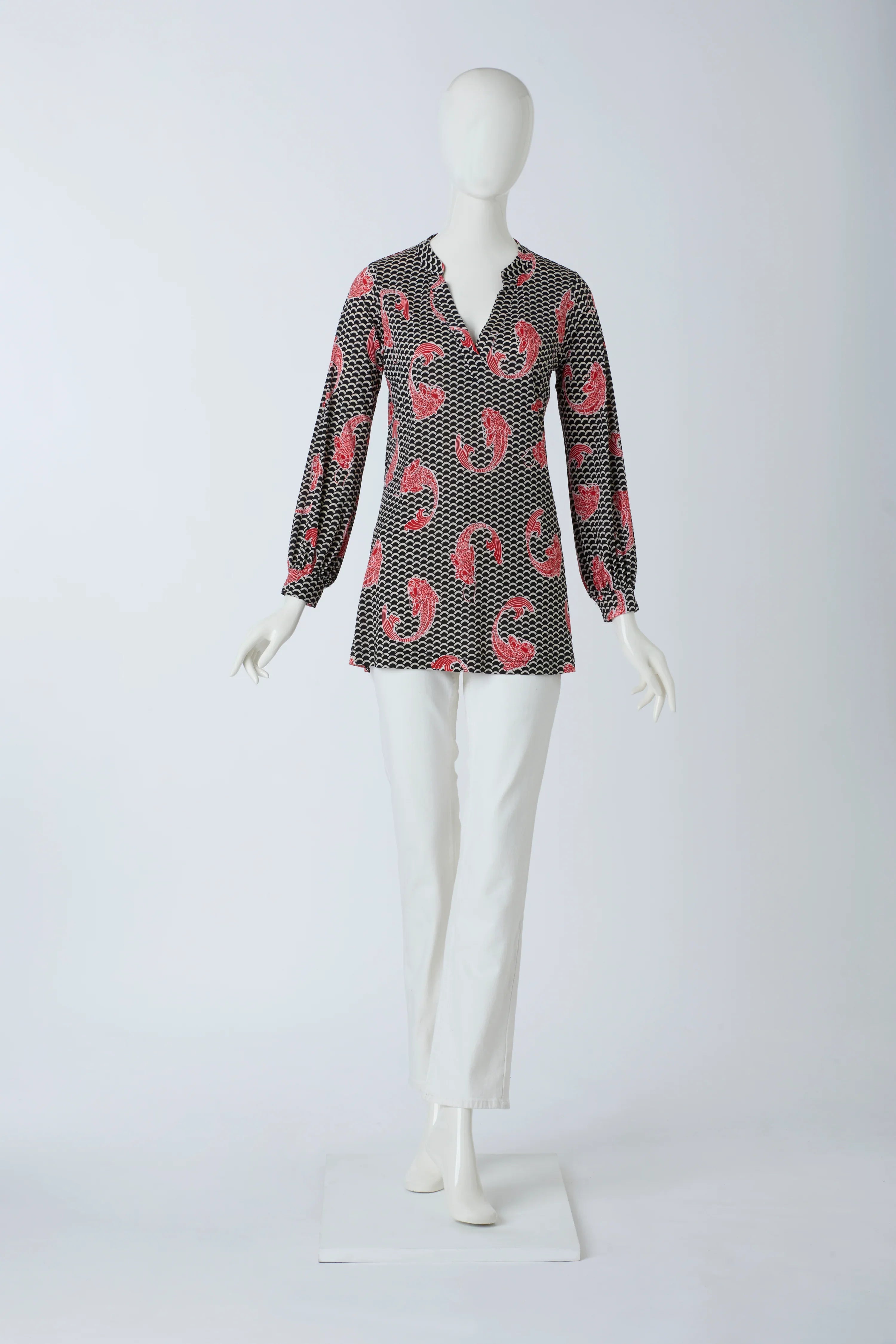 Tunika mit Muster von dem Hamburger Modelabel stegmann mode