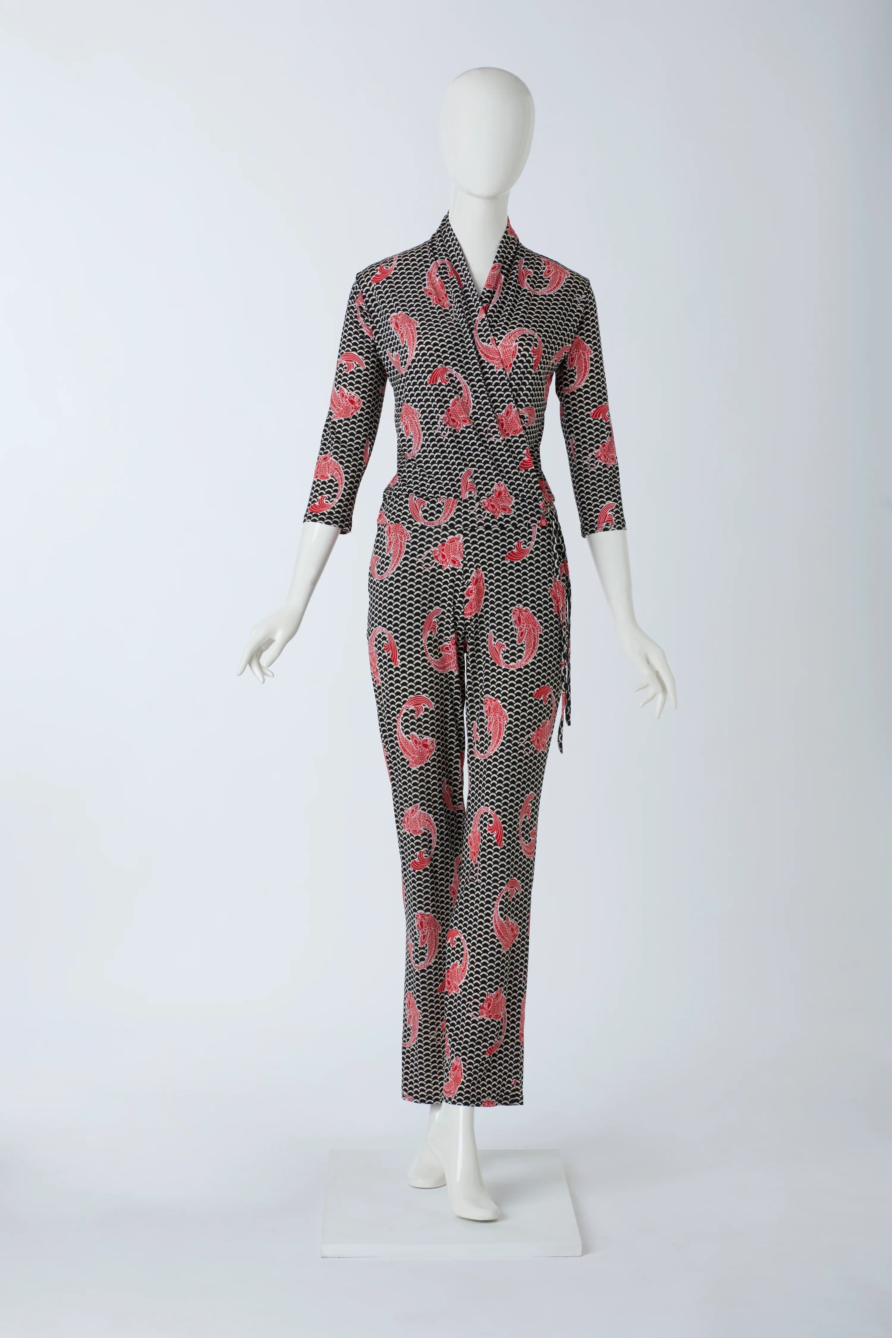 Jumpsuit mit Muster von dem Hamburger Modelabel stegmann mode