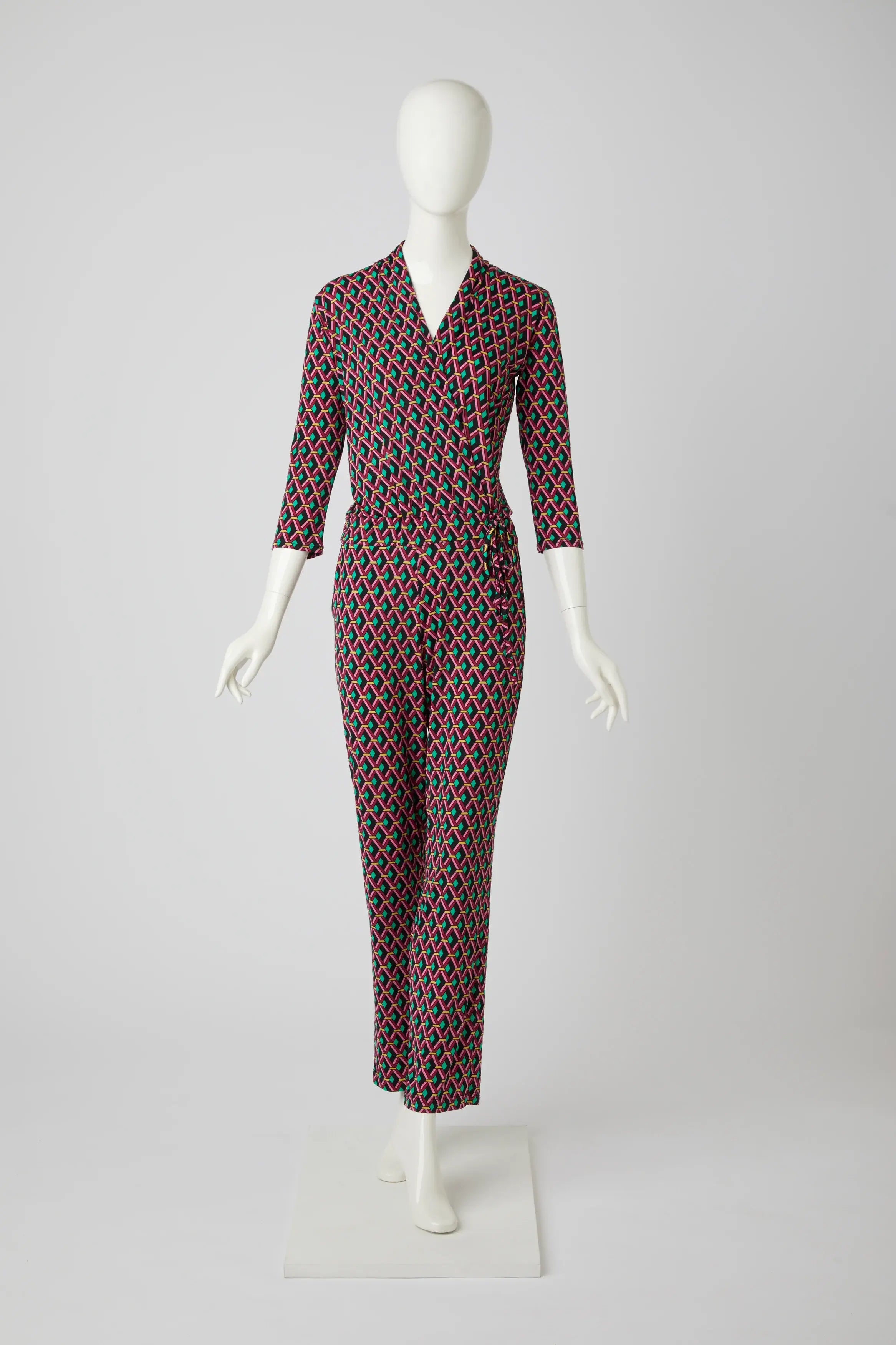 Jumpsuit mit Muster von dem Hamburger Modelabel stegmann mode