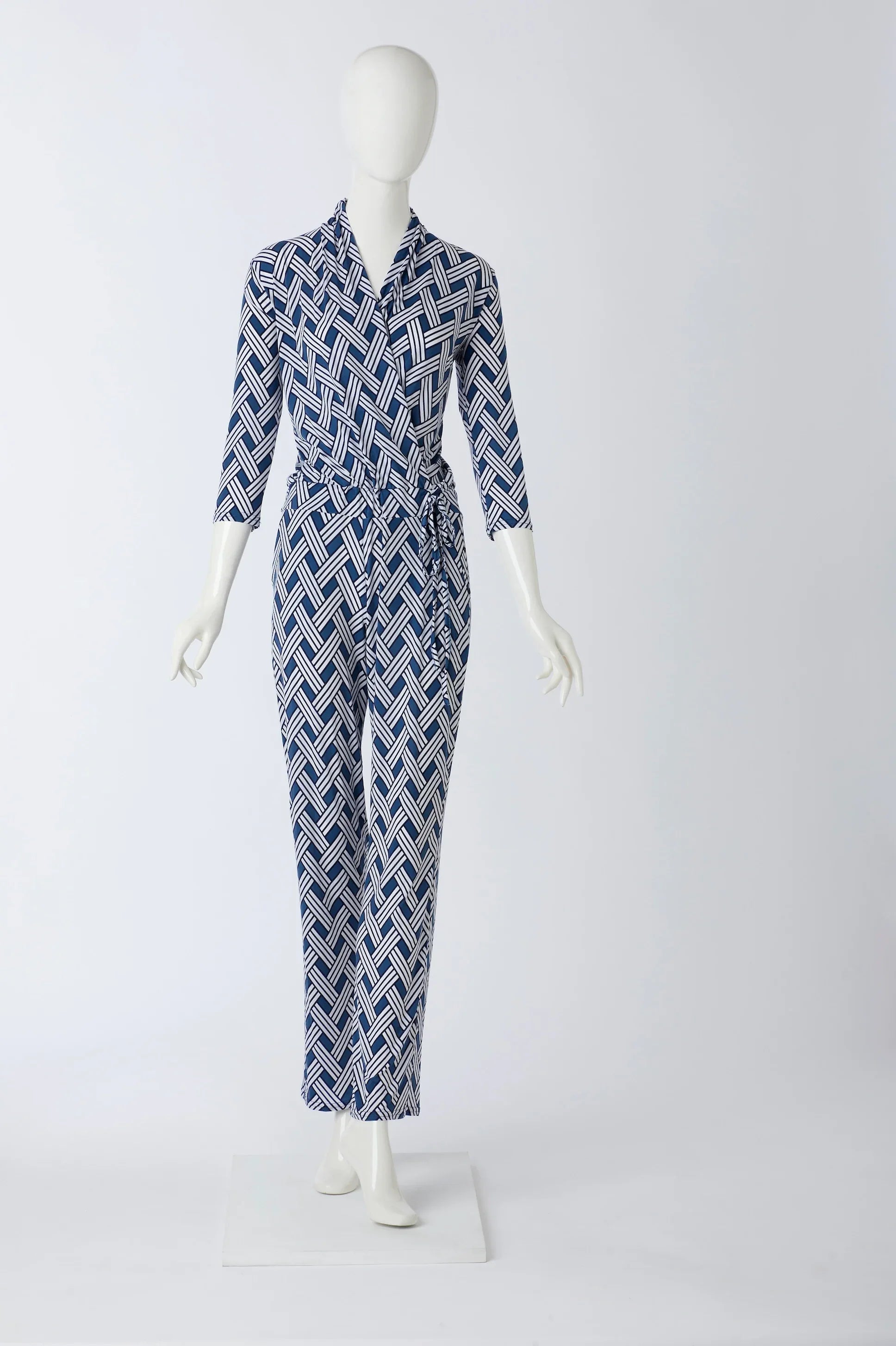 Jumpsuit mit Muster von dem Hamburger Modelabel stegmann mode