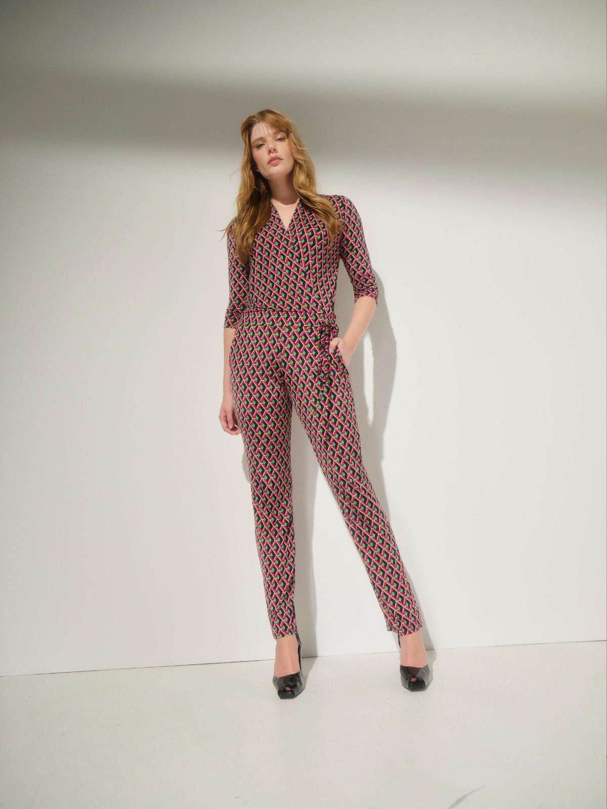 Jumpsuit mit Muster von dem Hamburger Modelabel stegmann mode