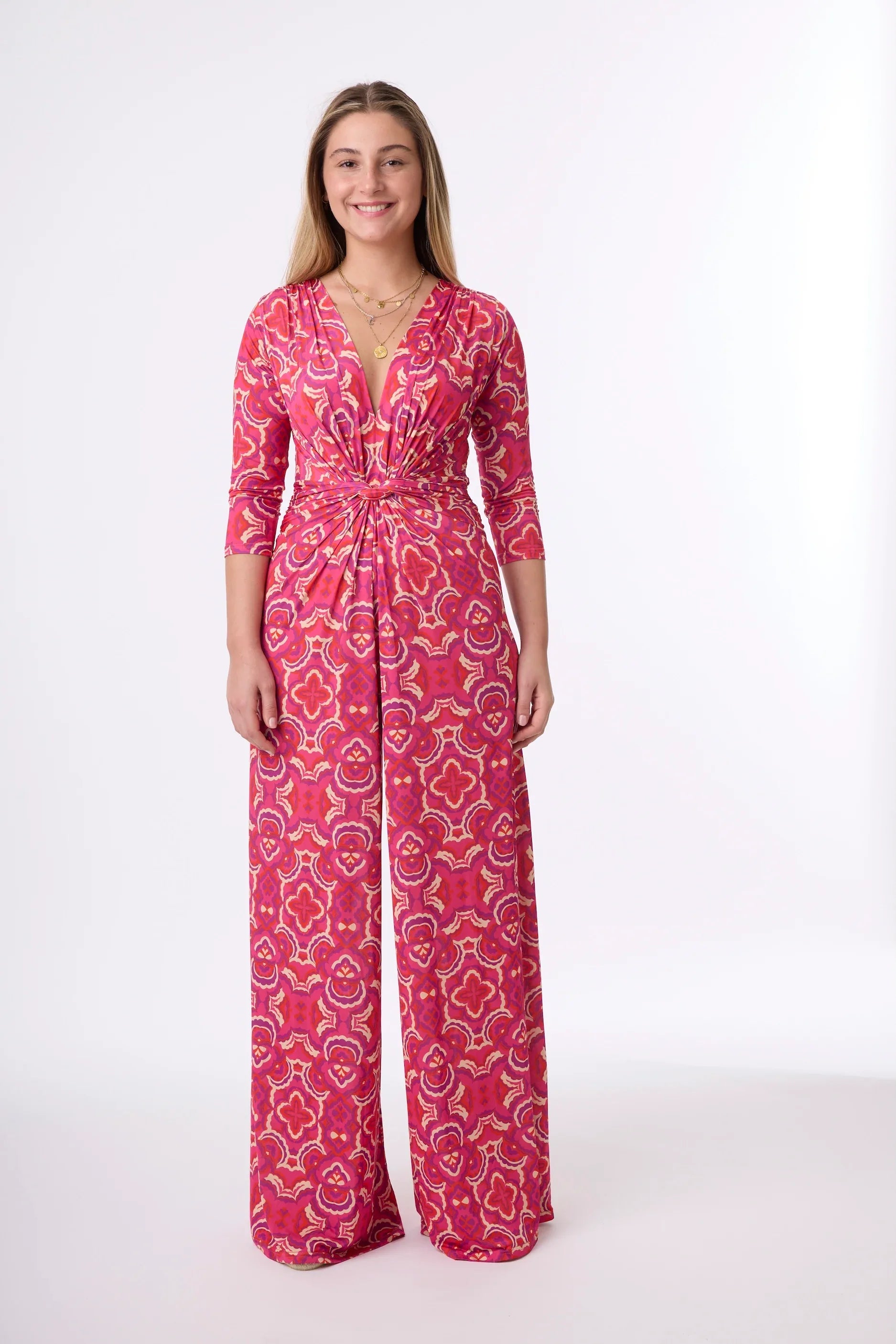 Jumpsuit Romy Combi im Print Illusion vom Hamburger Modelabel stegmann mode