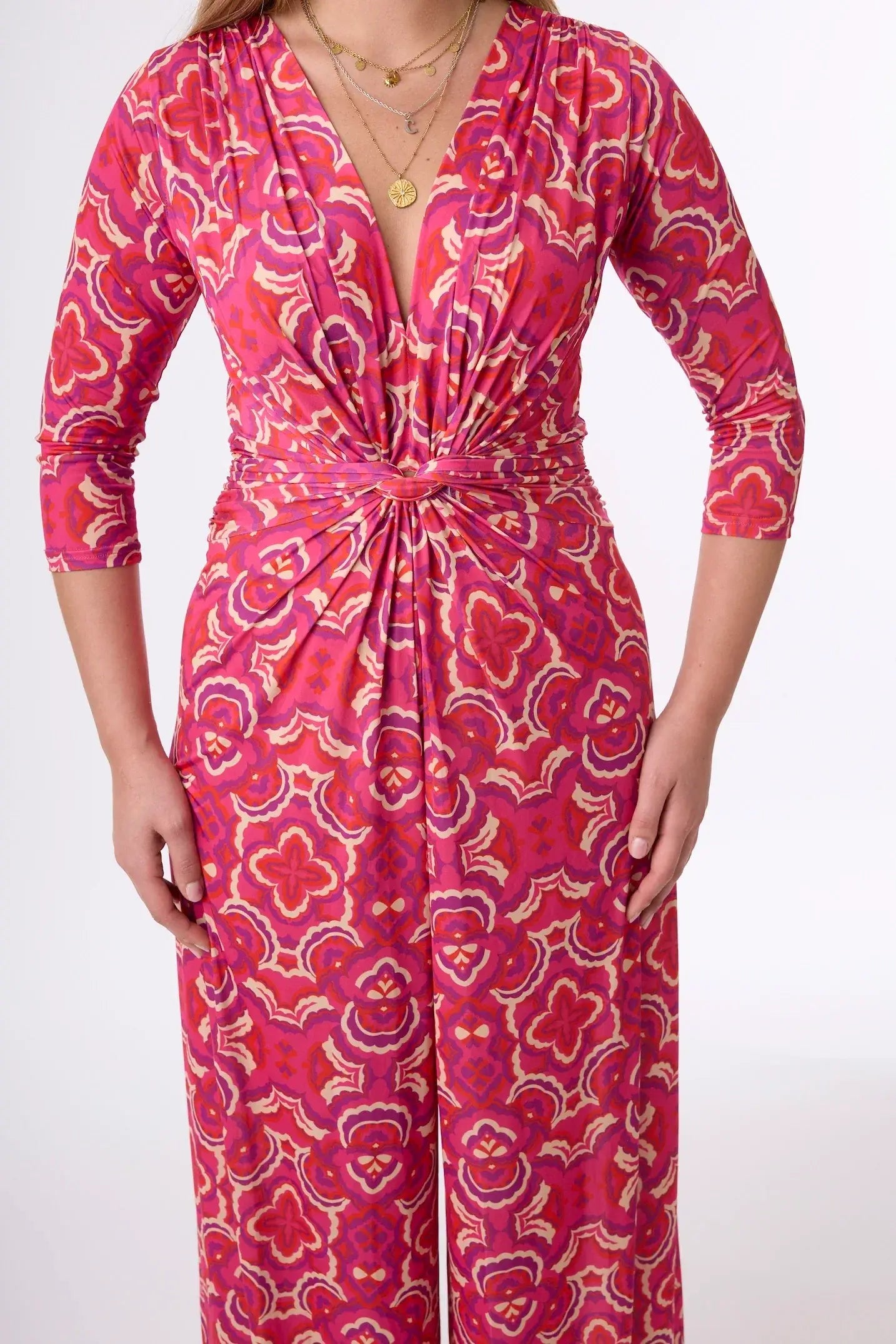 Jumpsuit Romy Combi im Print Illusion vom Hamburger Modelabel stegmann mode