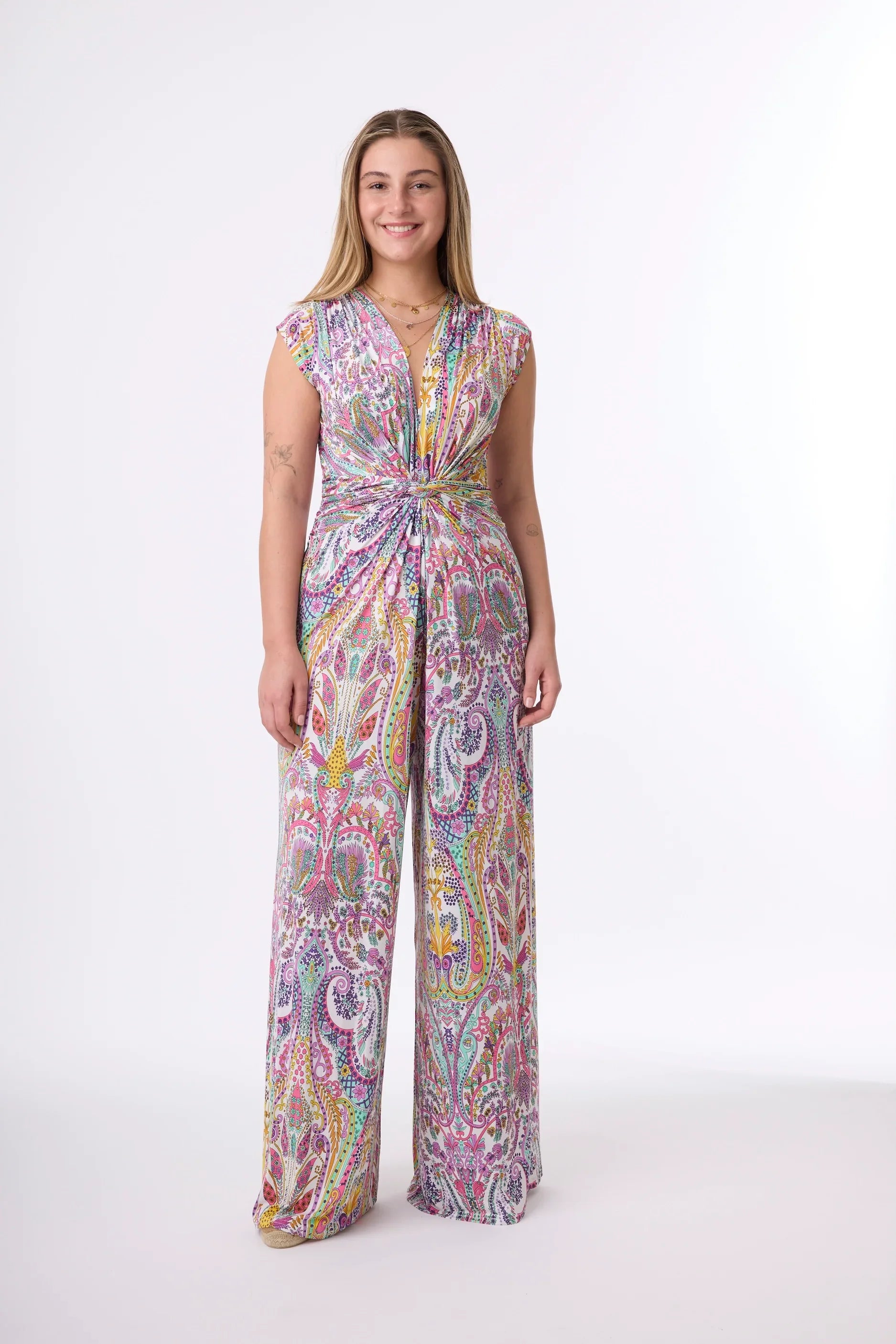 Jumpsuit Romy Combi im Print Cashmere Palais vom Hamburger Modelabel stegmann mode