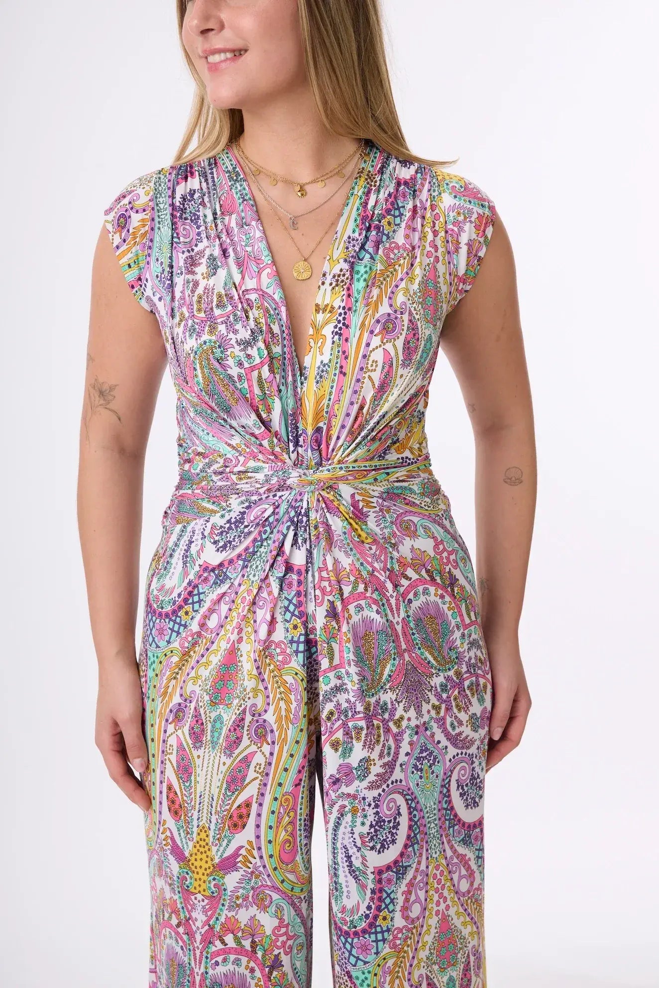 Jumpsuit Romy Combi im Print Cashmere Palais vom Hamburger Modelabel stegmann mode