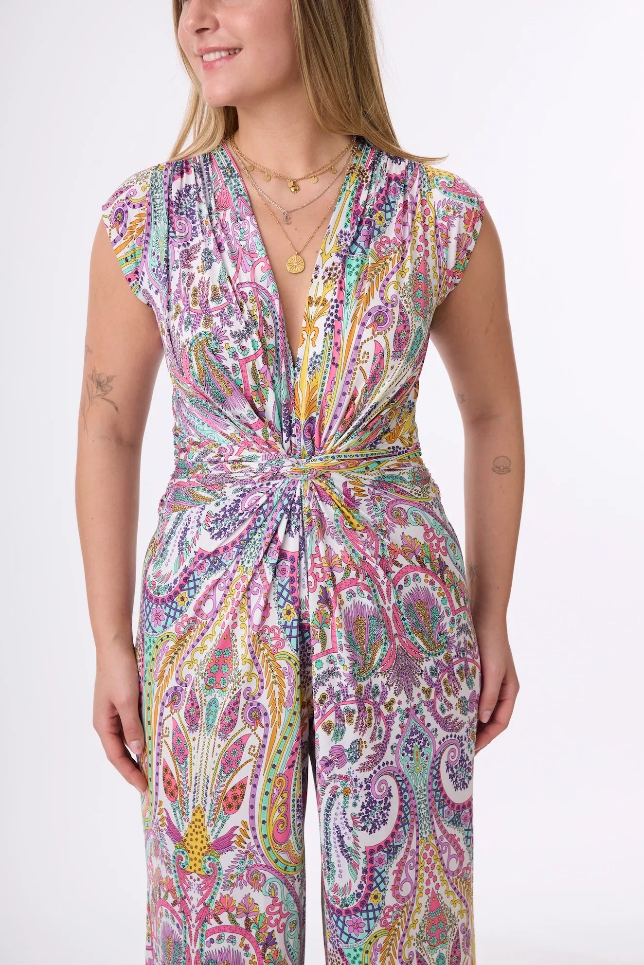 Jumpsuit Romy Combi im Print Cashmere Palais vom Hamburger Modelabel stegmann mode