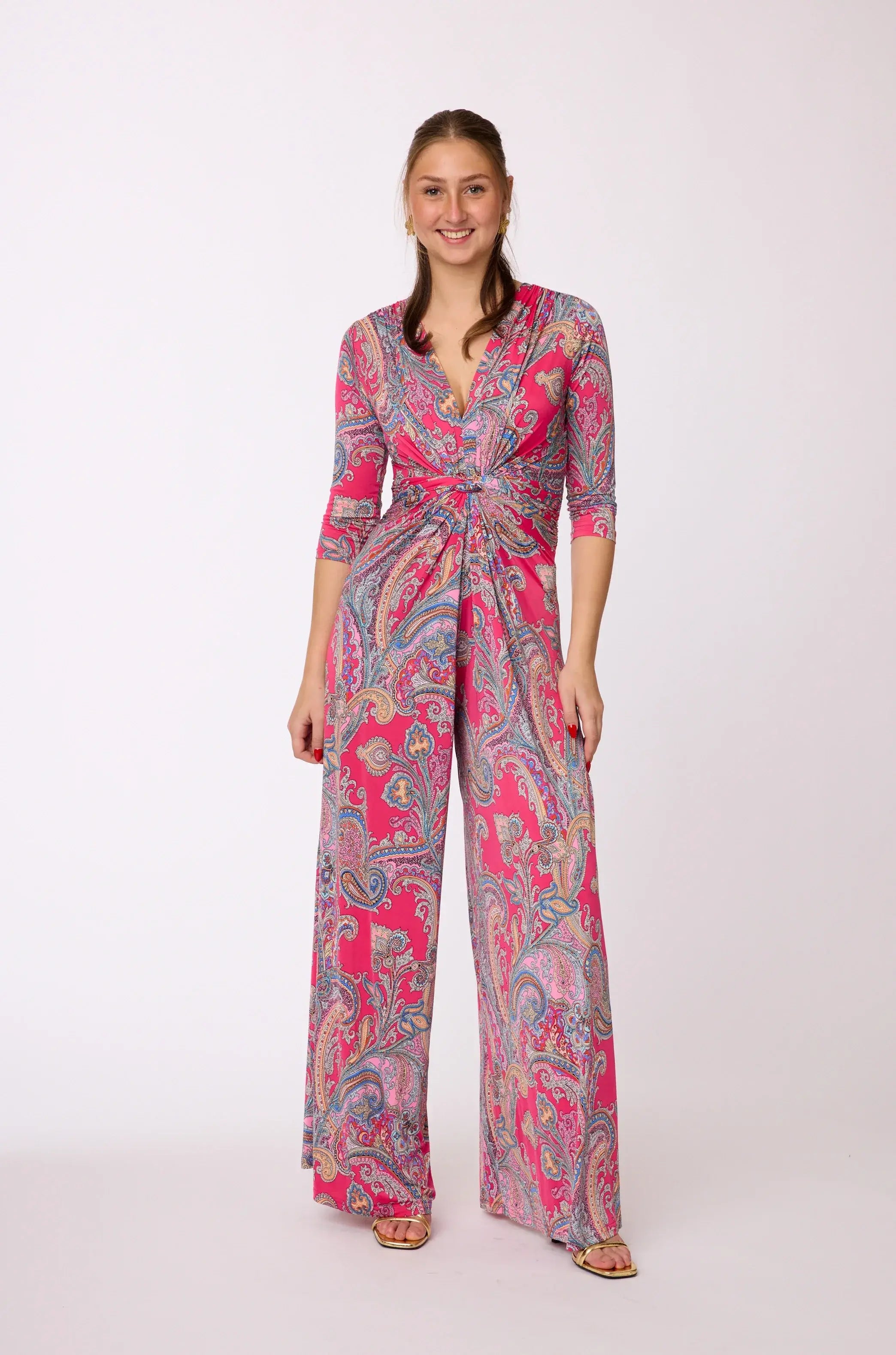 Jumpsuit mit Muster von dem Hamburger Modelabel stegmann mode