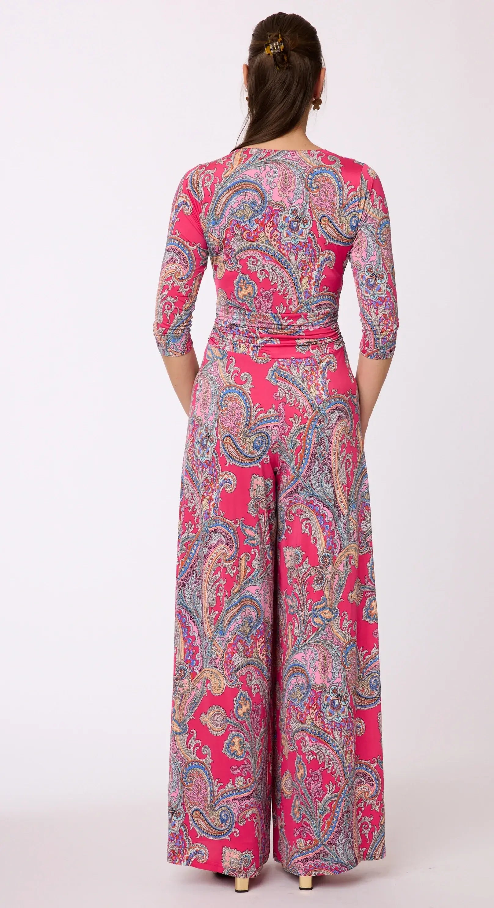 Jumpsuit mit Muster von dem Hamburger Modelabel stegmann mode
