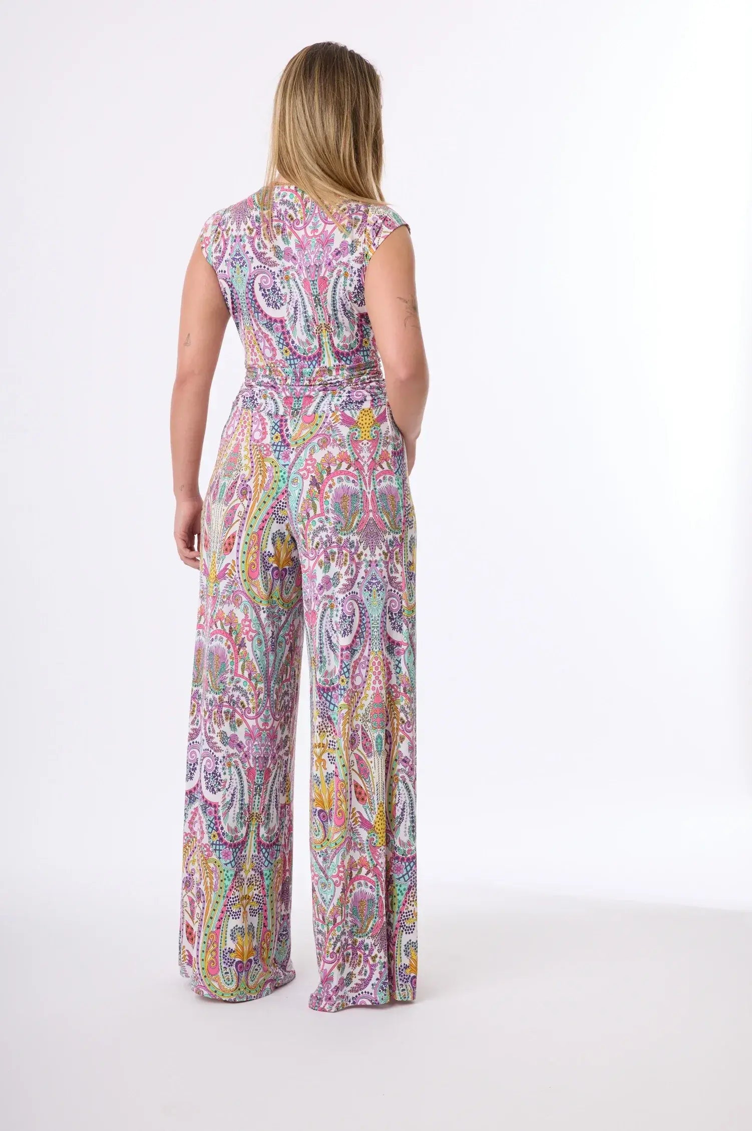 Jumpsuit Romy Combi im Print Cashmere Palais vom Hamburger Modelabel stegmann mode