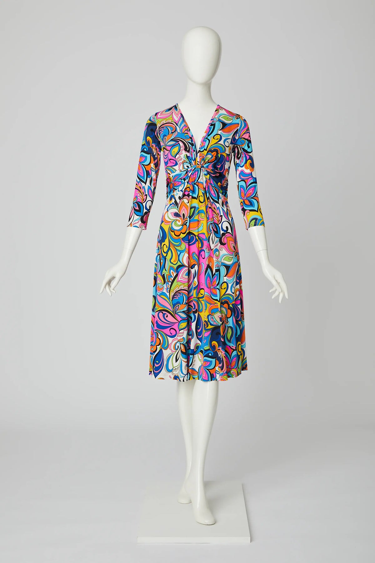 Kleid mit Muster von dem Hamburger Modelabel stegmann mode