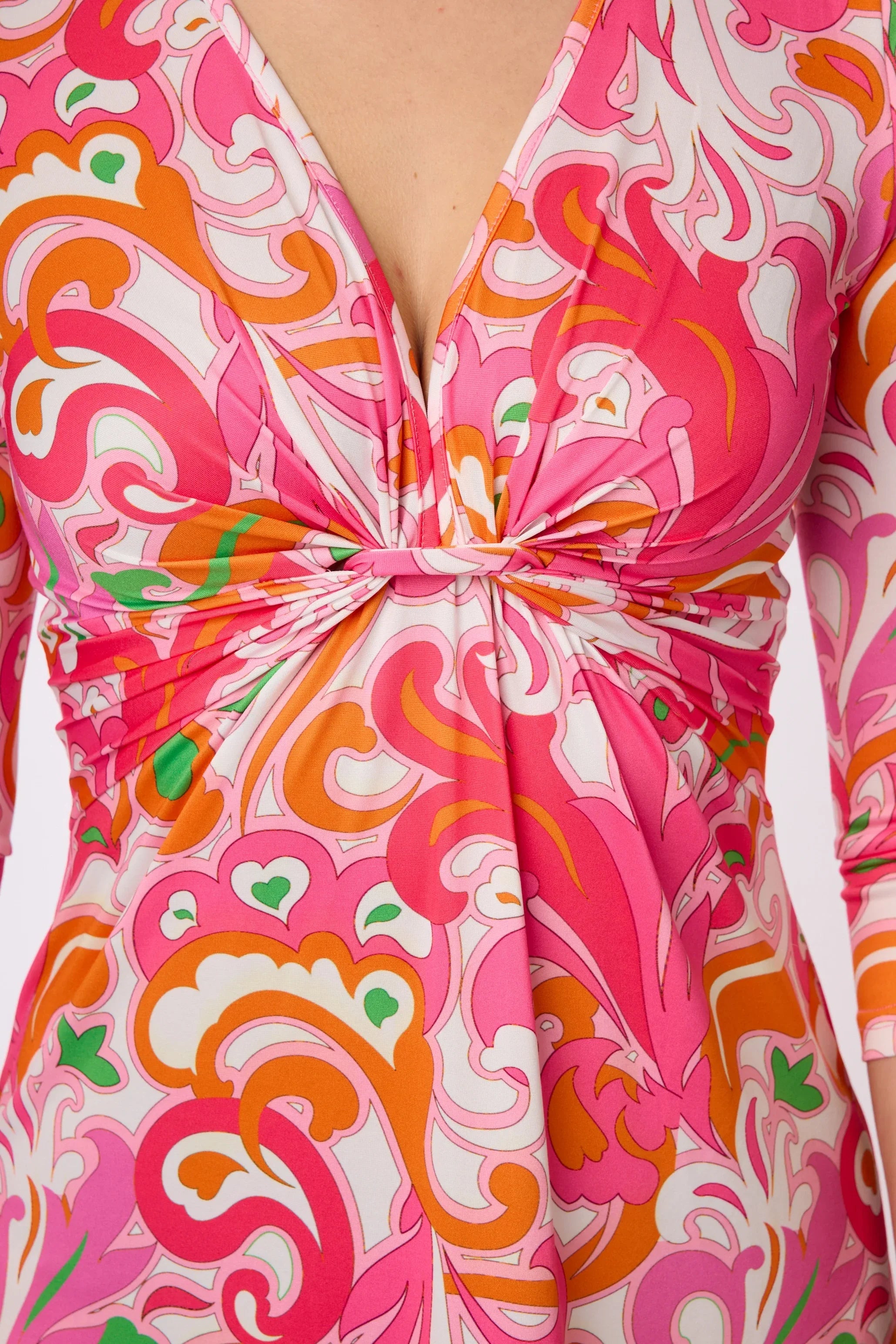 Kleid mit Muster von dem Hamburger Modelabel stegmann mode