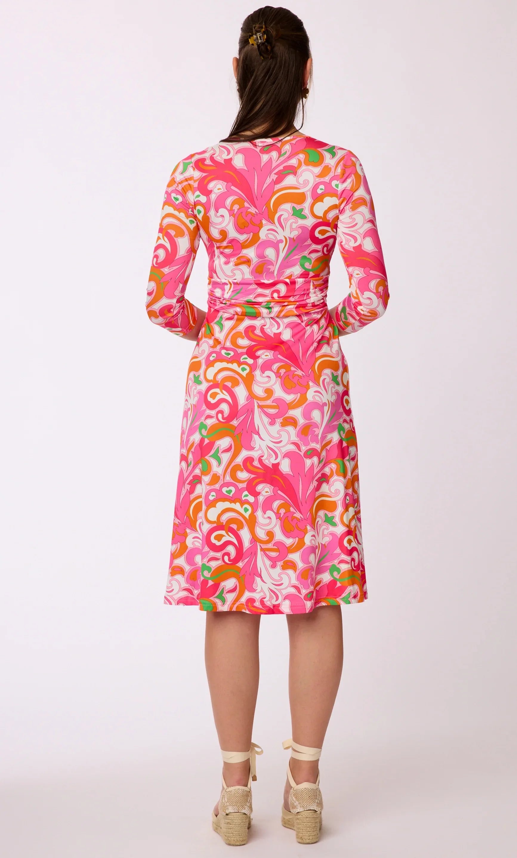 Kleid mit Muster von dem Hamburger Modelabel stegmann mode