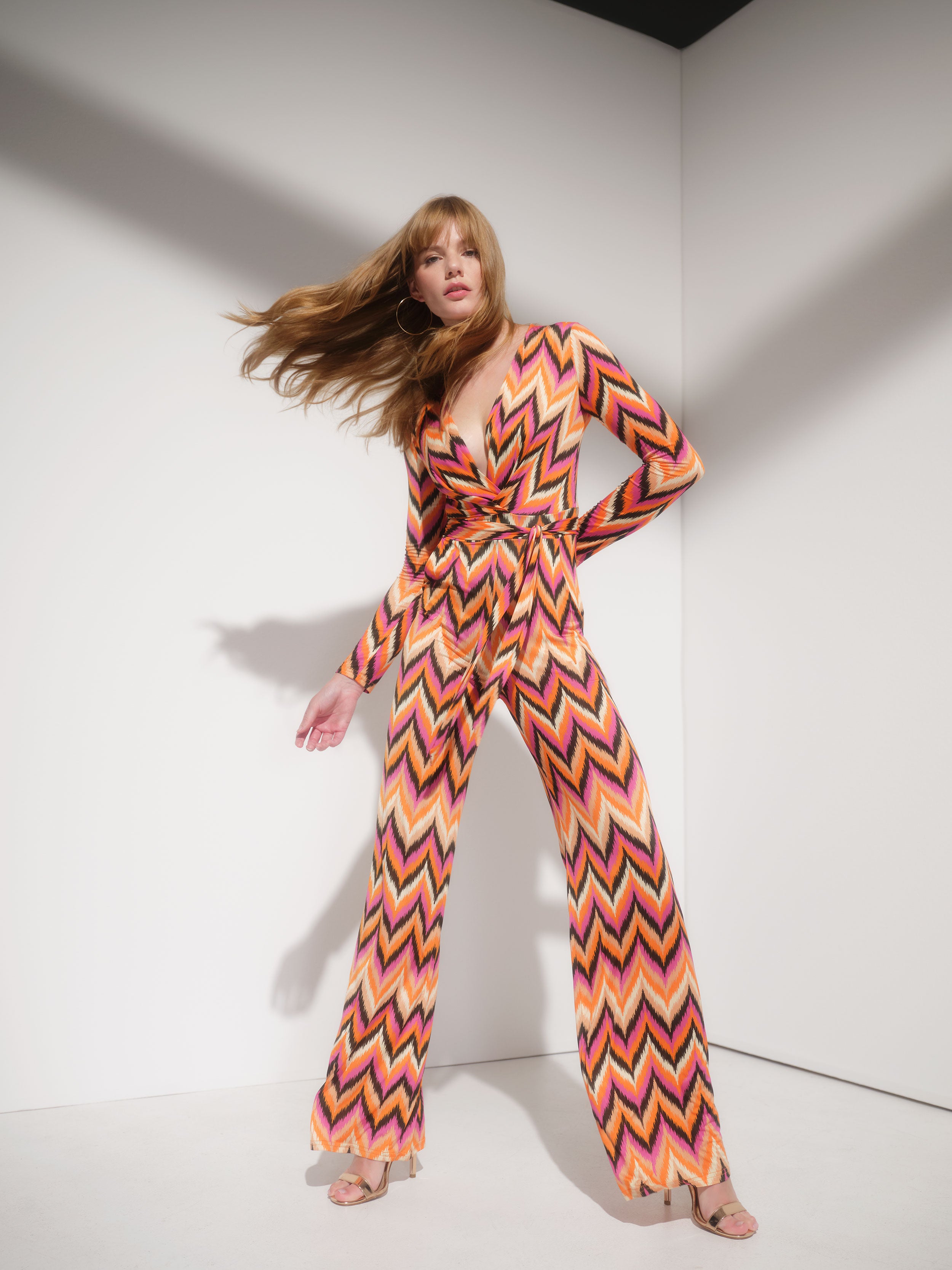 Jumpsuit mit Muster von dem Hamburger Modelabel stegmann mode