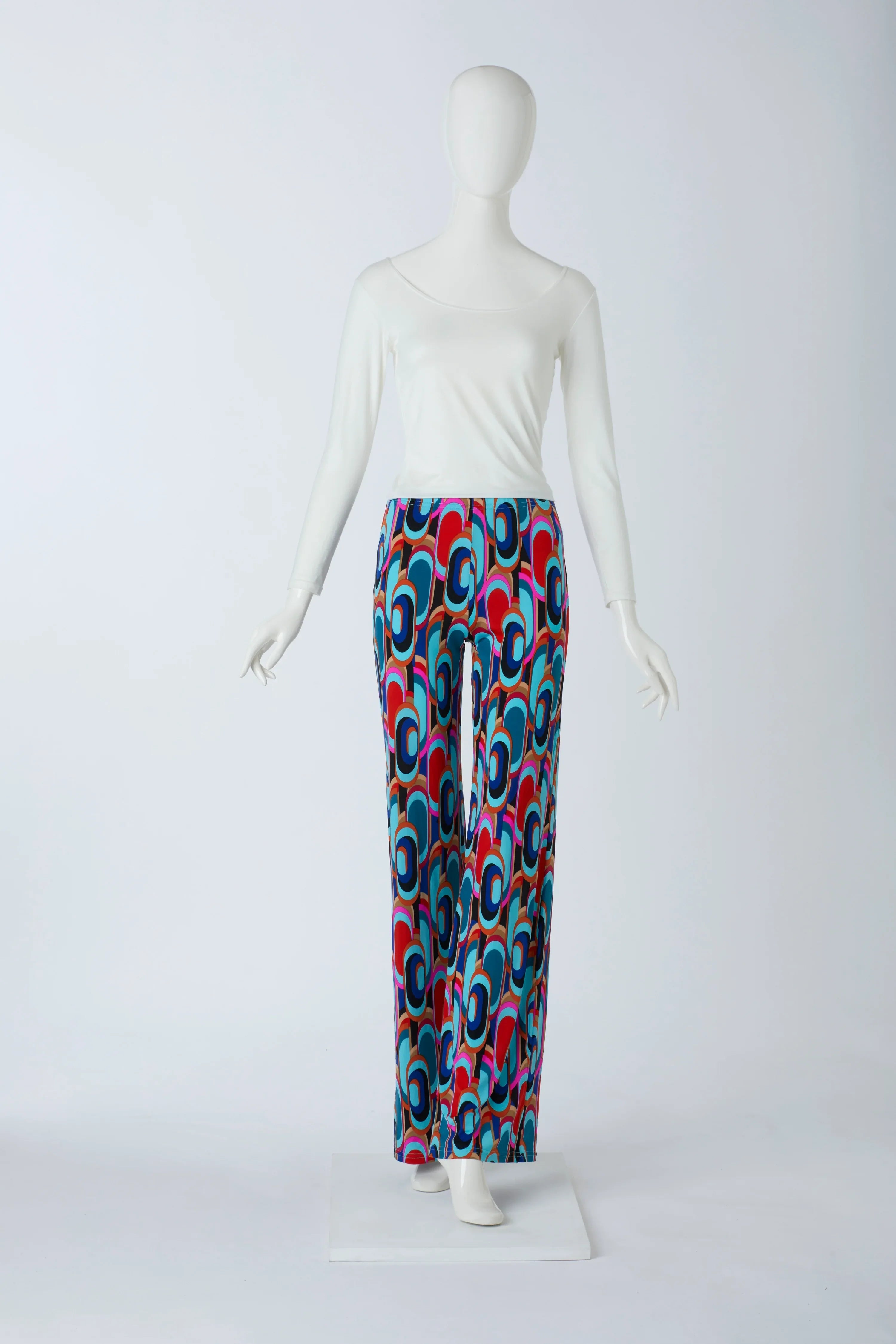 Stoffhose mit Muster von dem Hamburger Modelabel stegmann mode