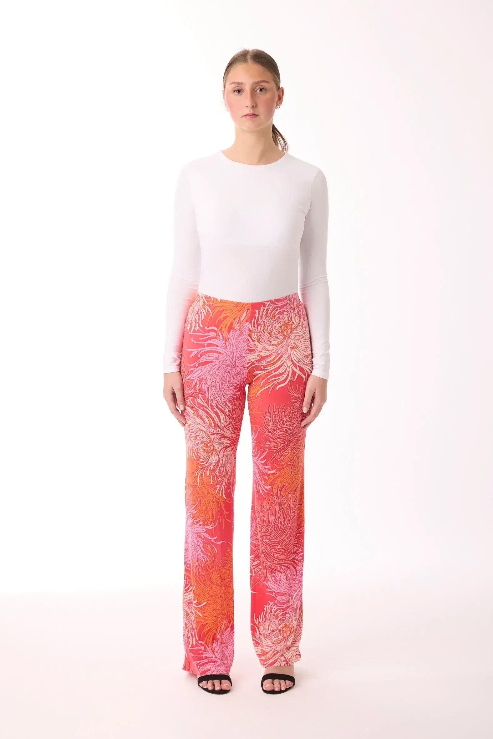 Stoffhose mit Muster von dem Hamburger Modelabel stegmann mode