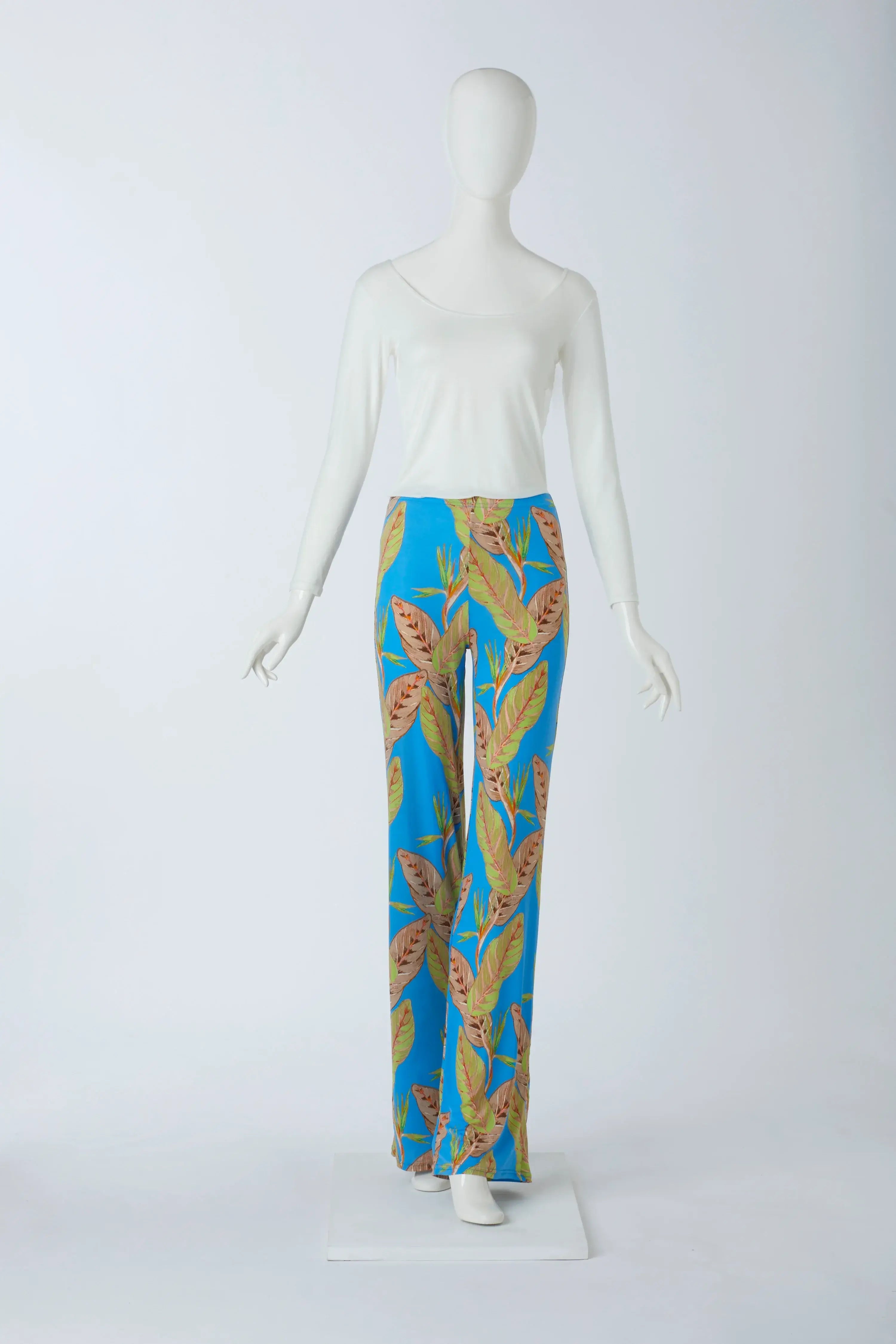 Stoffhose mit Muster von dem Hamburger Modelabel stegmann mode