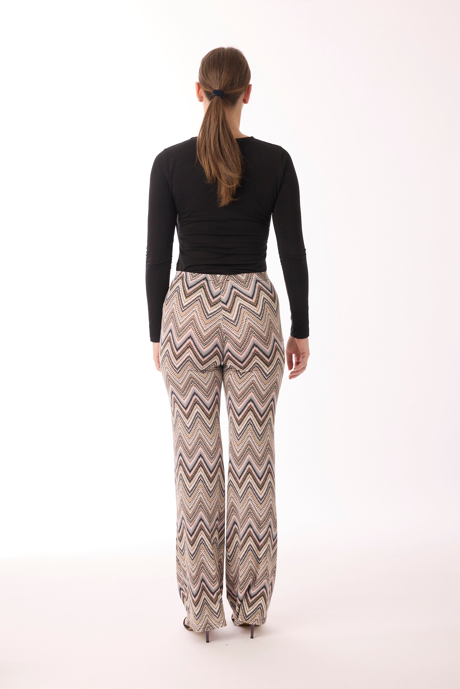 Stoffhose mit Muster von dem Hamburger Modelabel stegmann mode