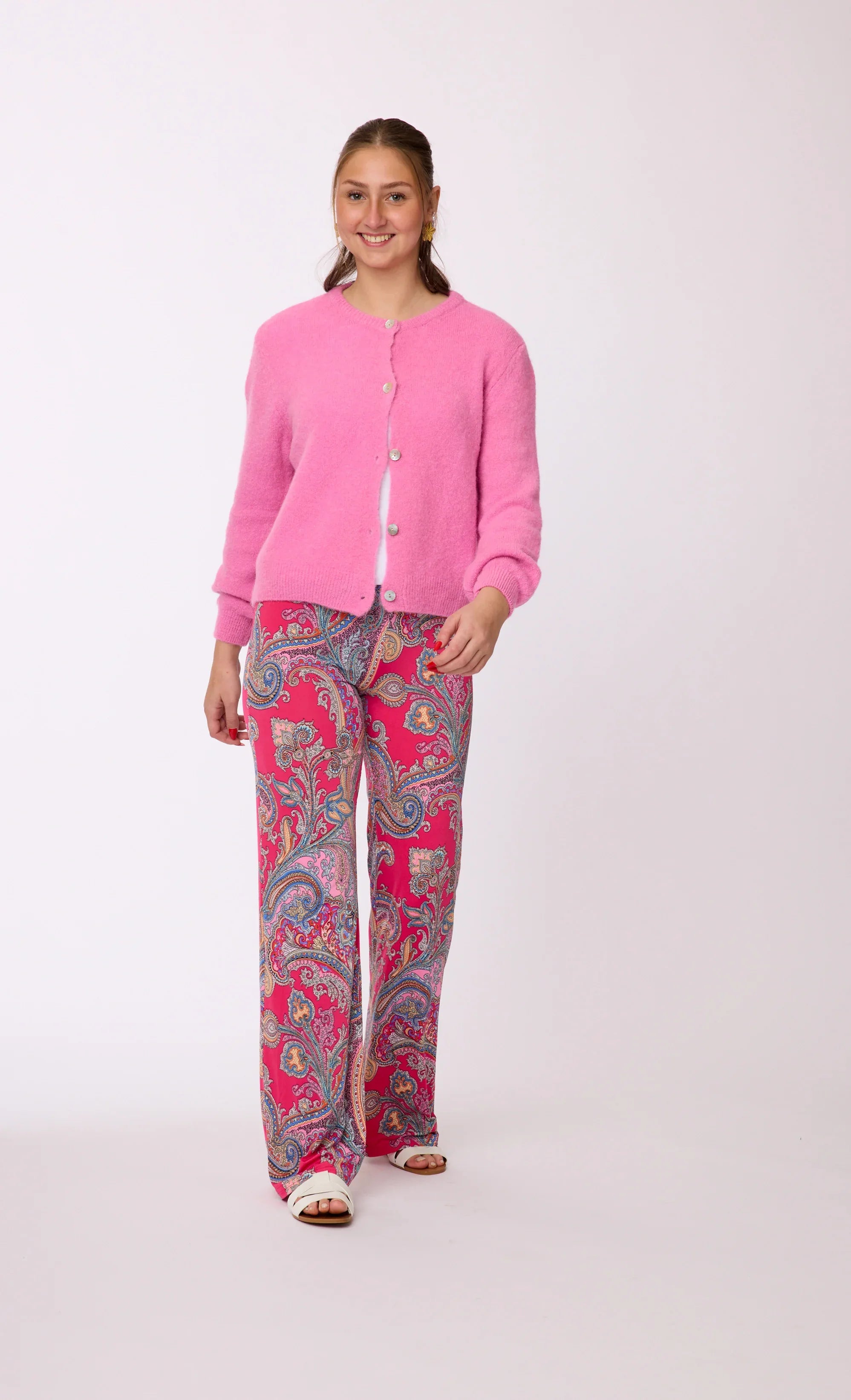 Stoffhose mit Muster von dem Hamburger Modelabel stegmann mode